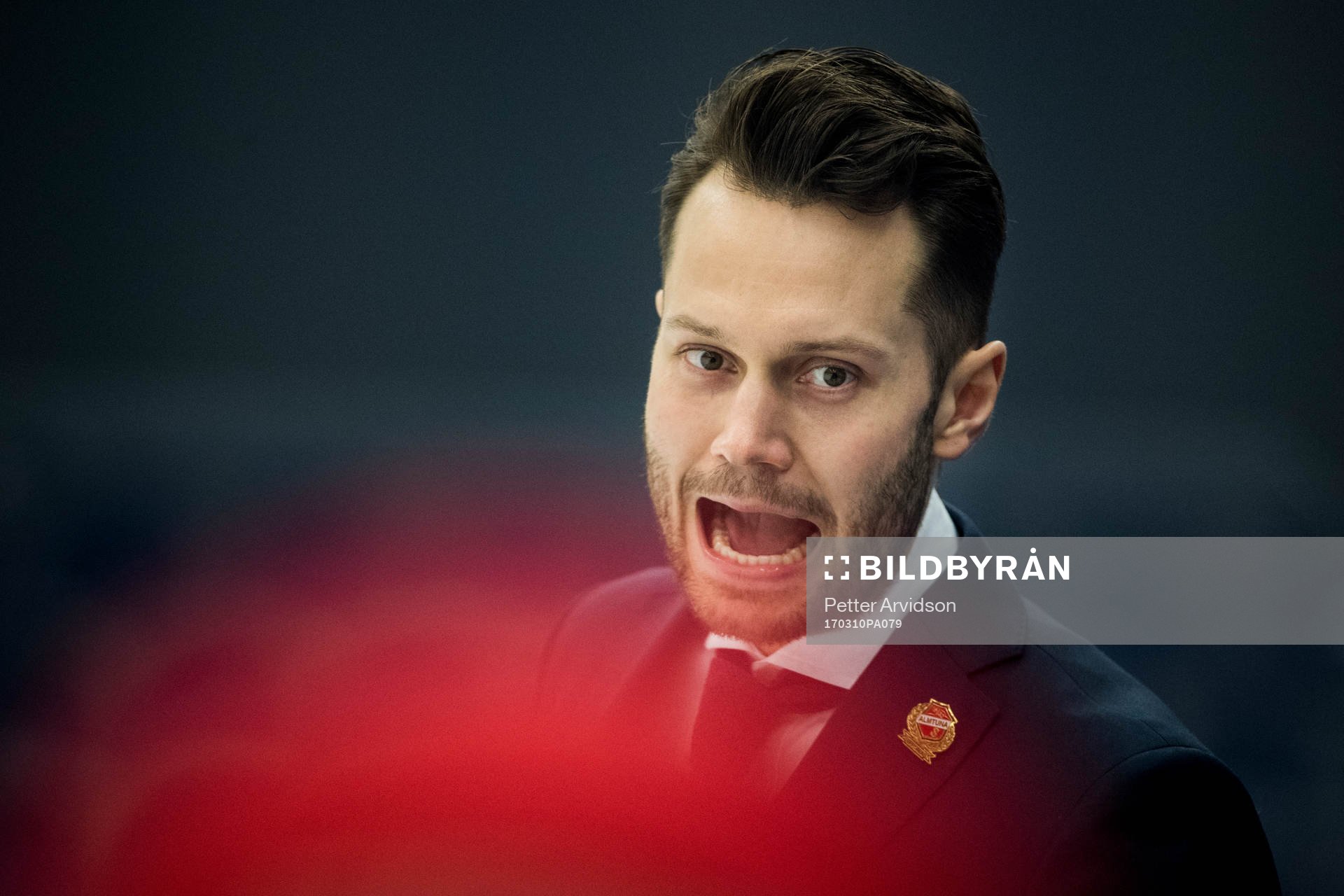 Almtunas assisterande tränare Martin Gudmundssen