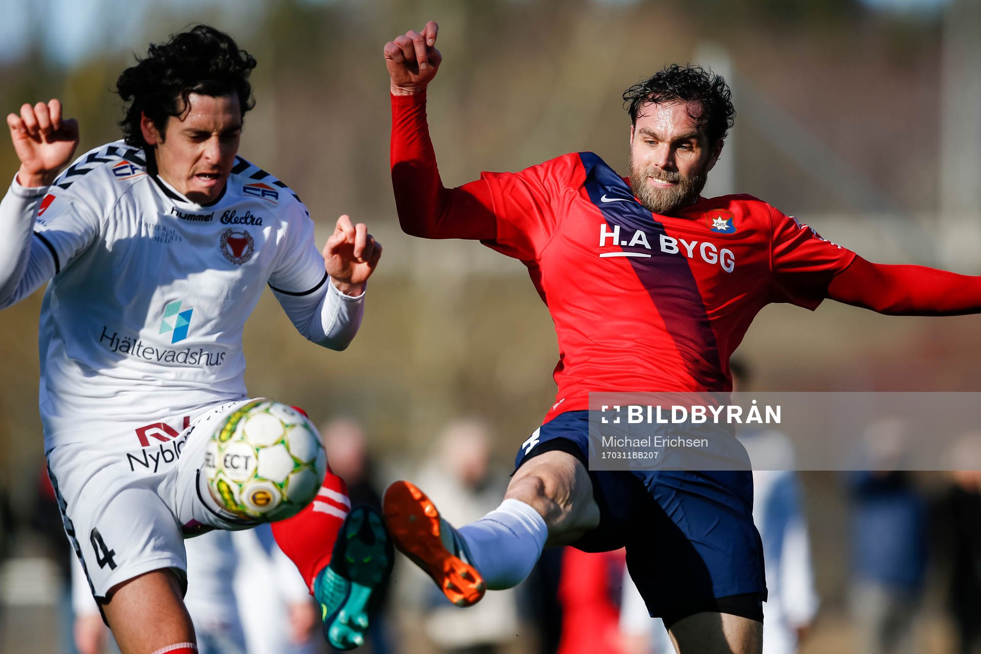 Kalmars Marko Biskupovic och Örgrytes Johan Elmander