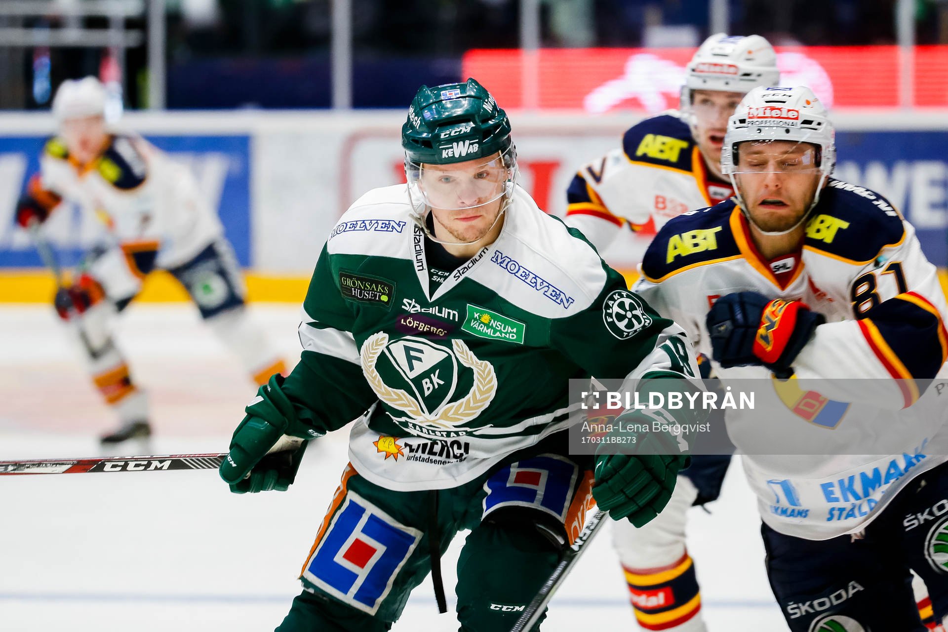 Färjestads Andreas Jämtin och Djurgårdens Calle