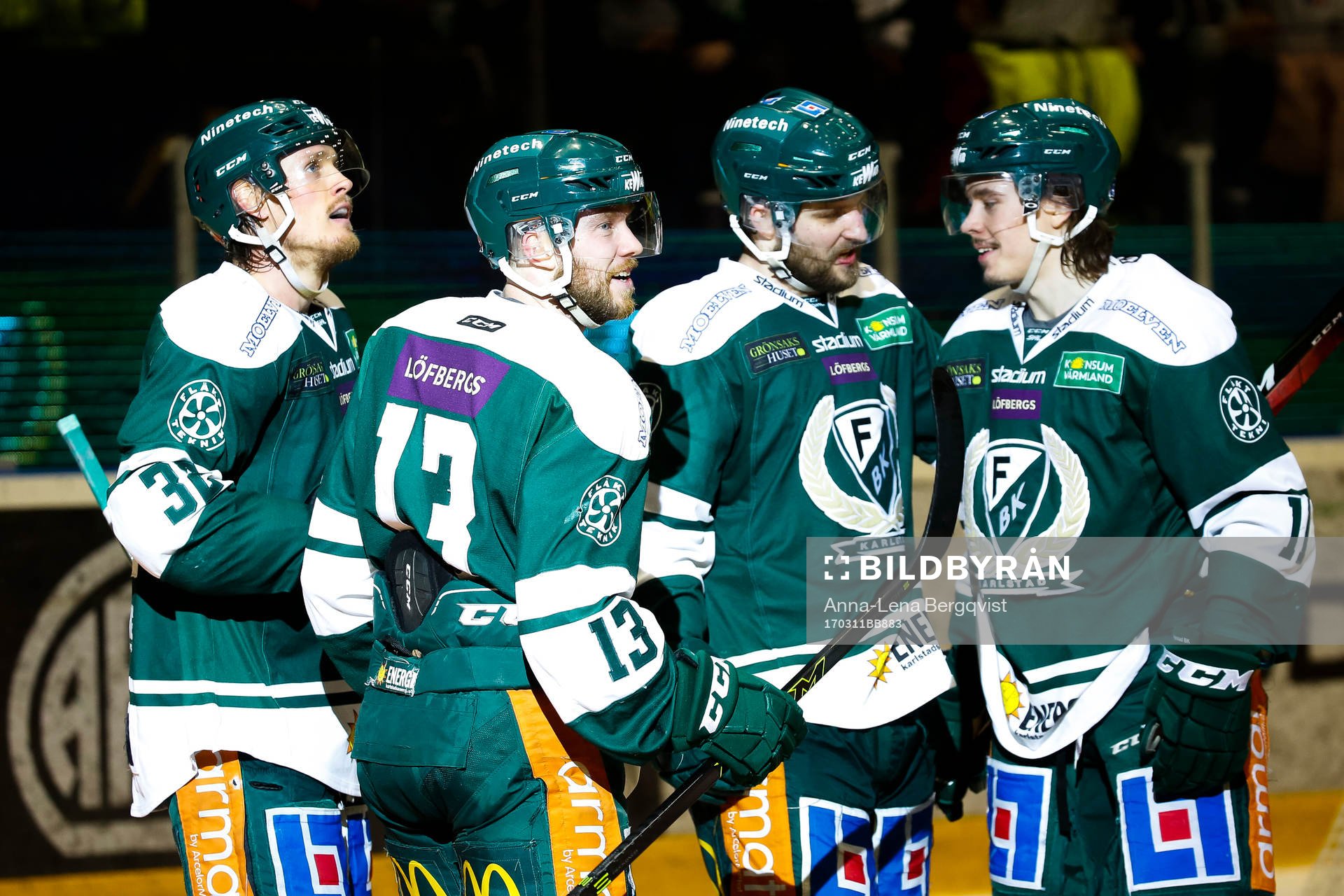 Färjestads Magnus Nygren, Linus Persson , , Alexander
