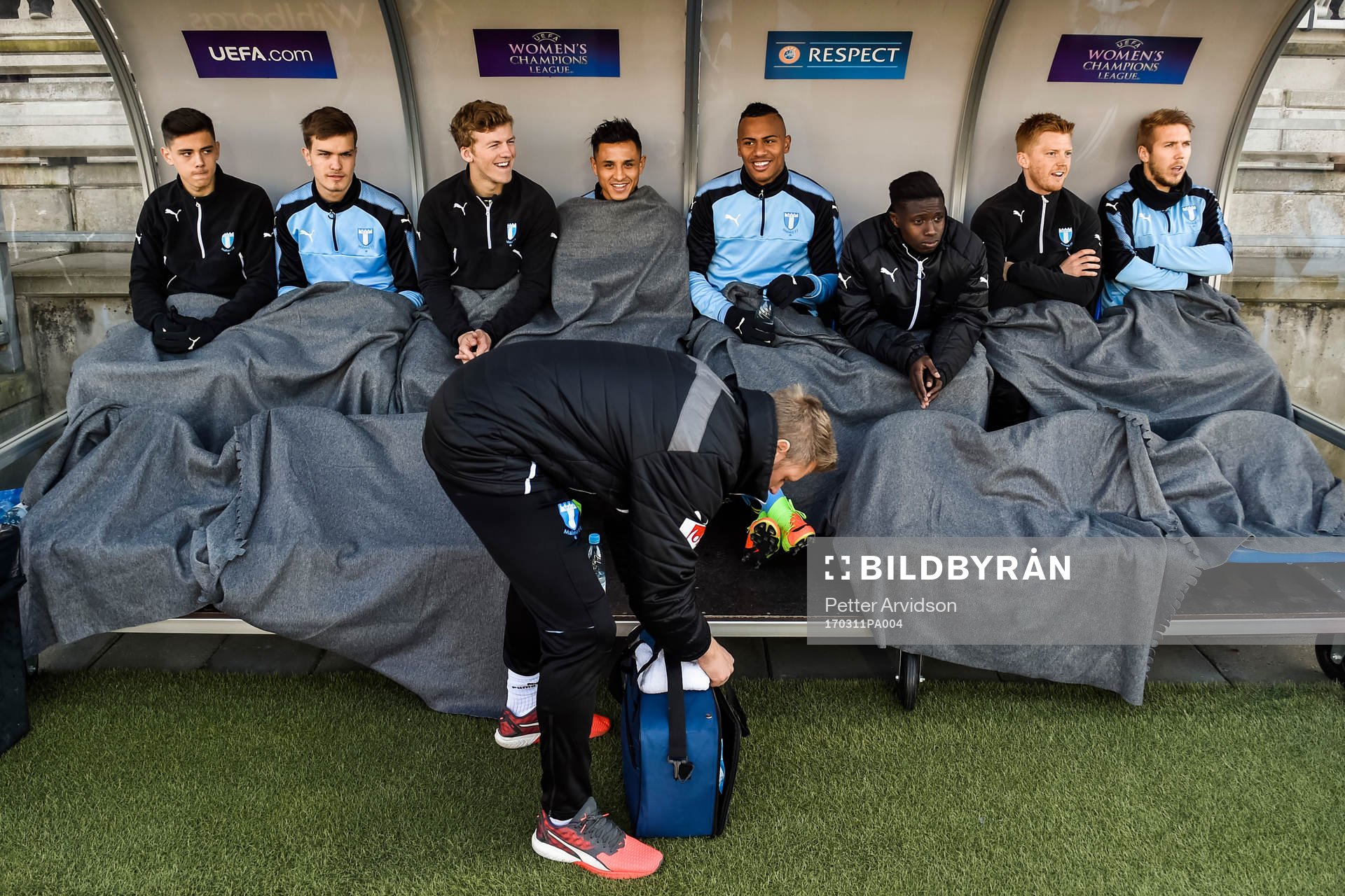 Malmö FFs avbytarbänk