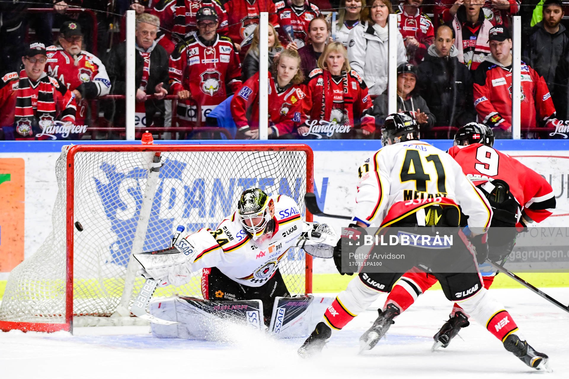 Malmö Redhawks Frederik Storm gör 3-1 bakom Luleås