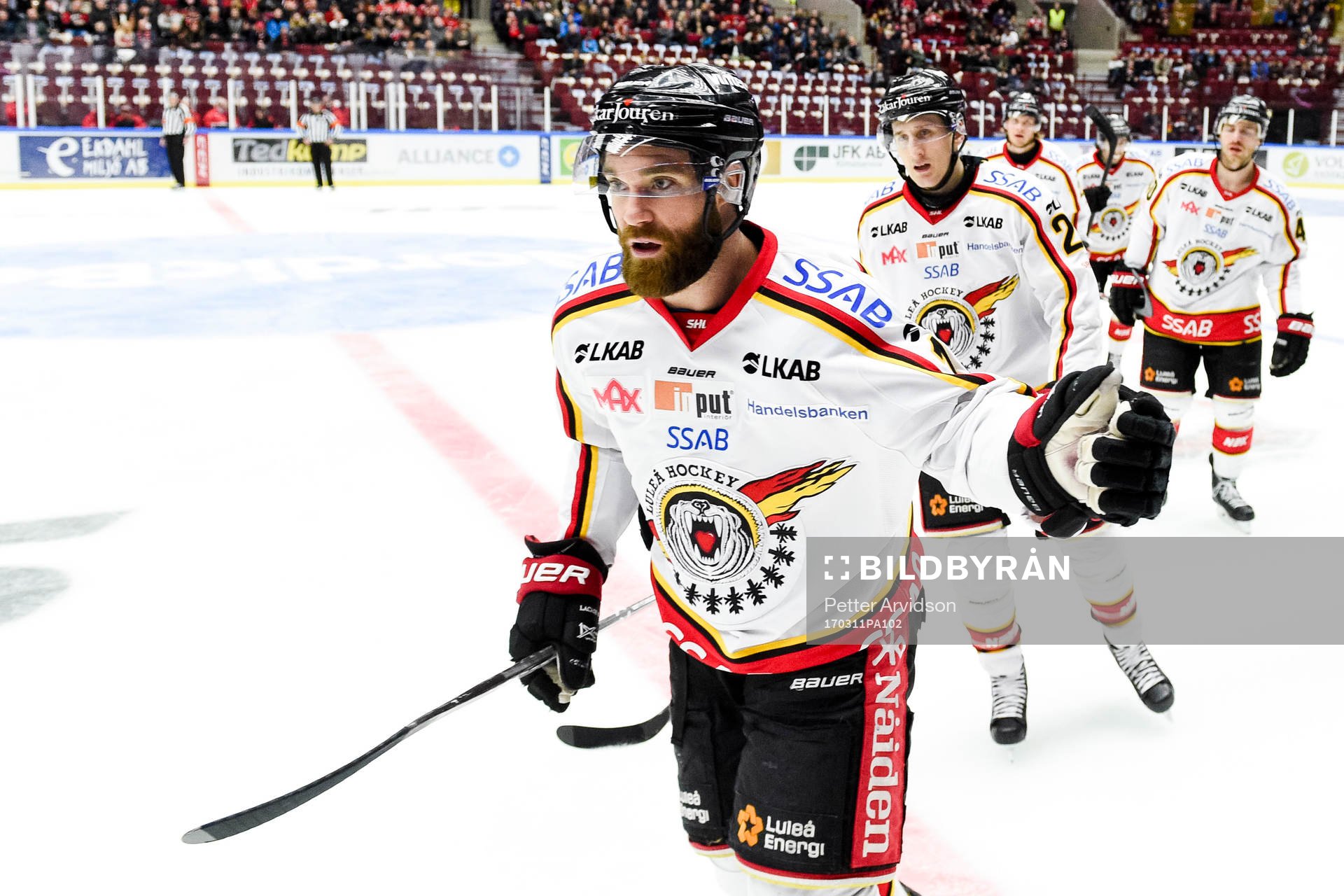 Luleås Jacob Lagacé jublar