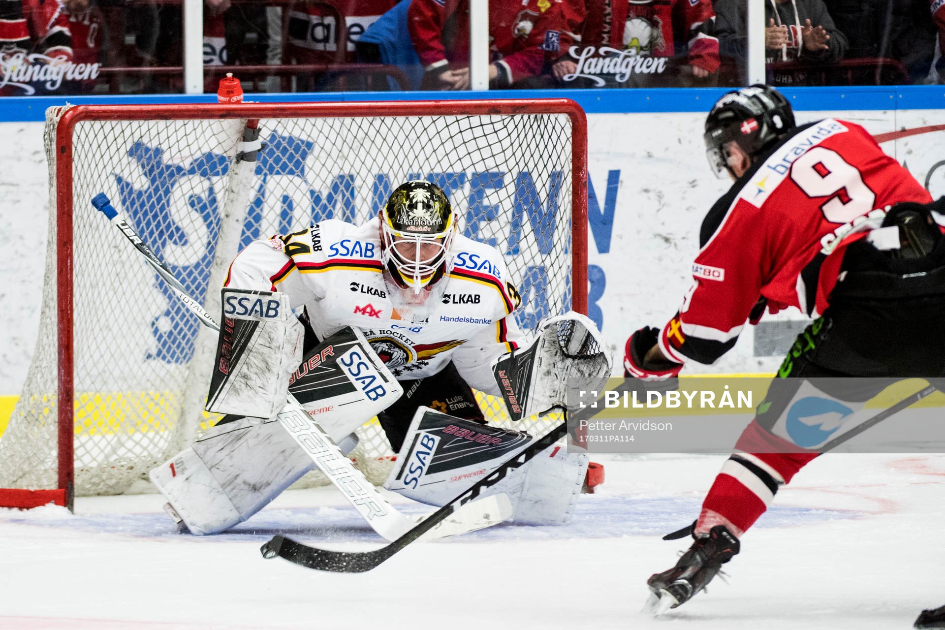 Malmö Redhawks Frederik Storm gör 3-1 bakom Luleås