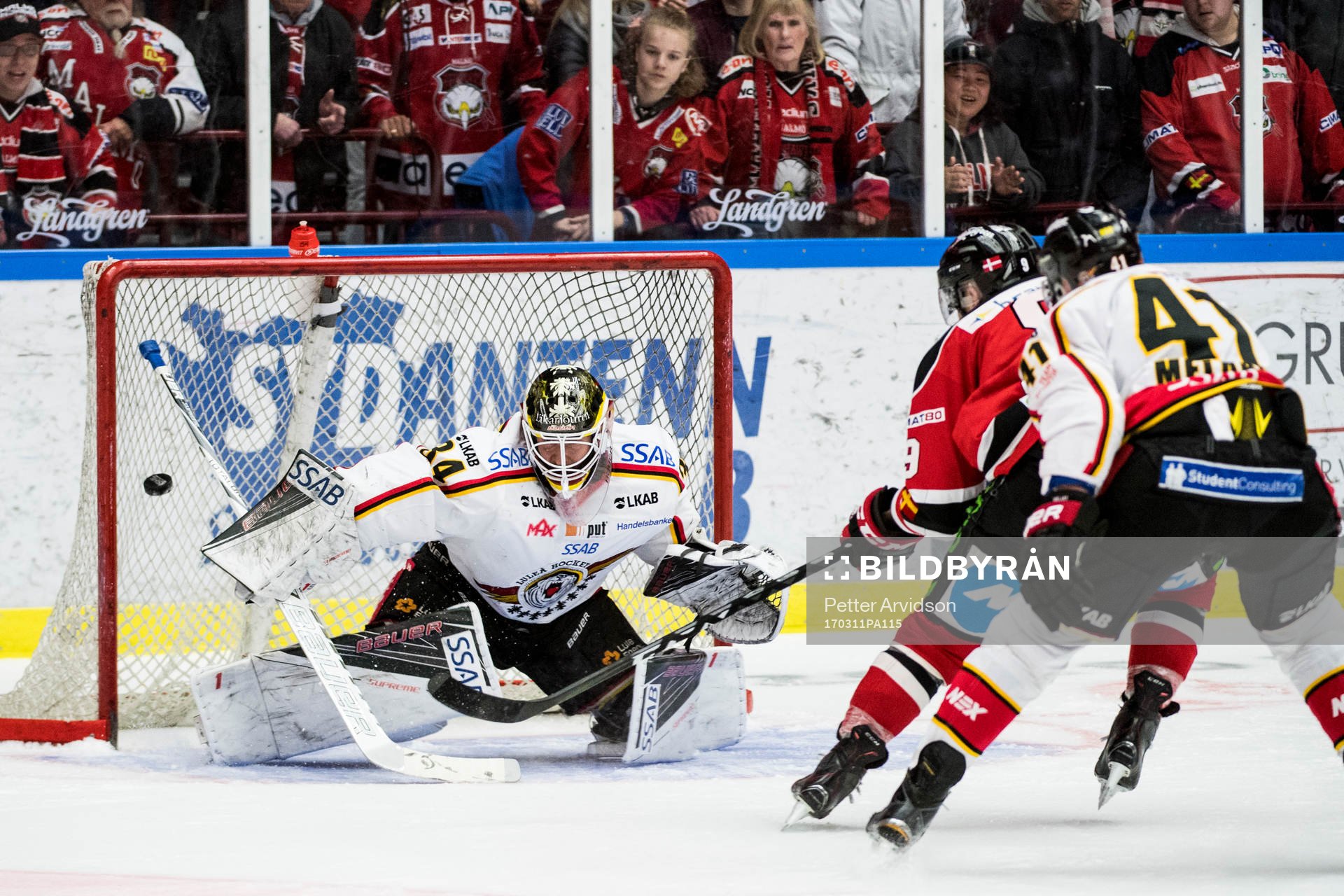 Malmö Redhawks Frederik Storm gör 3-1 bakom Luleås