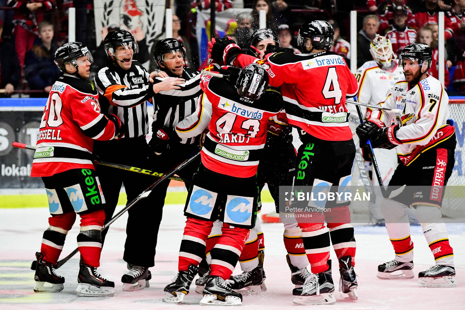 Malmö Redhawks Nichlas Hardt i bråk