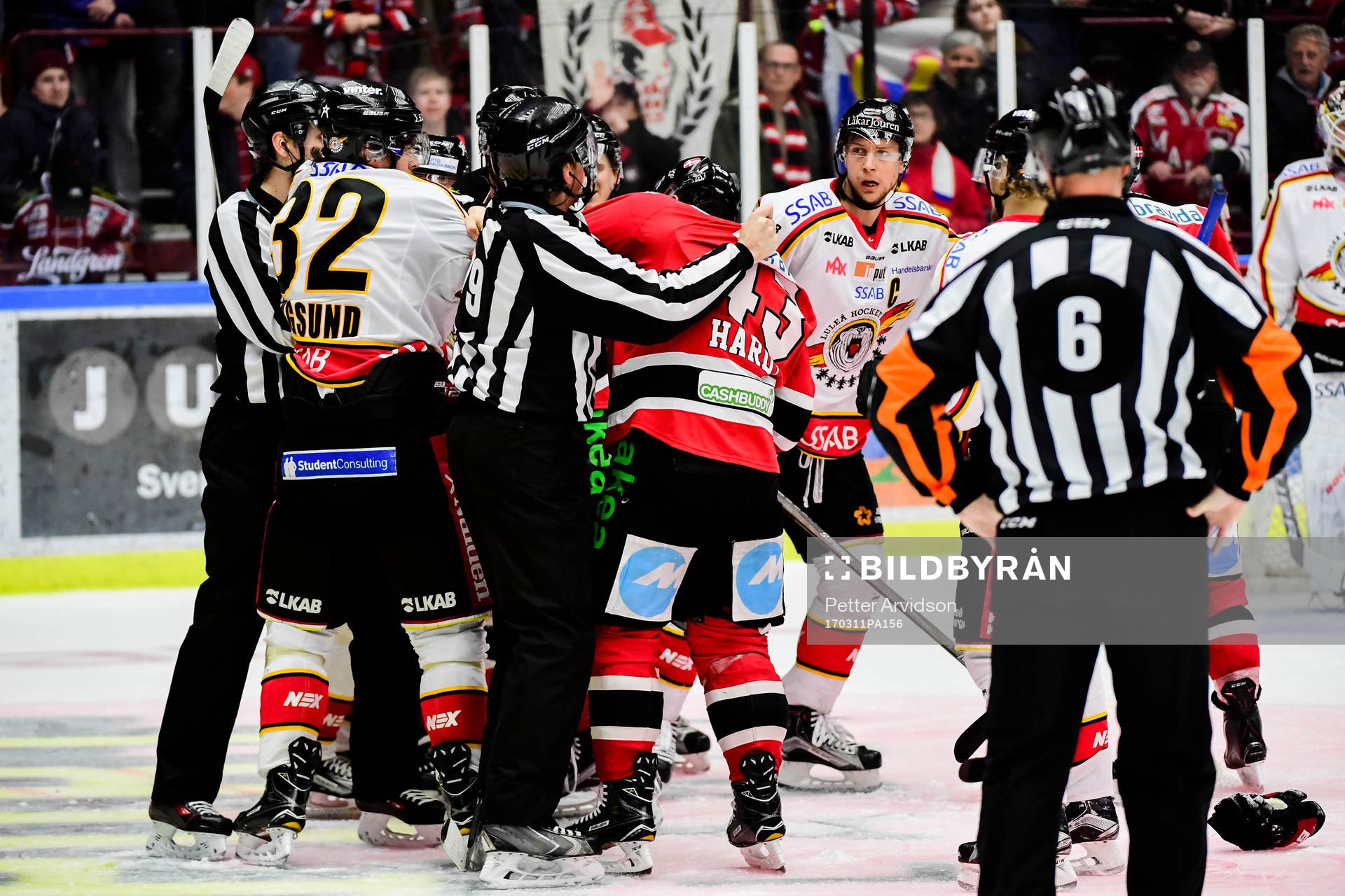 Malmö Redhawks Nichlas Hardt i bråk