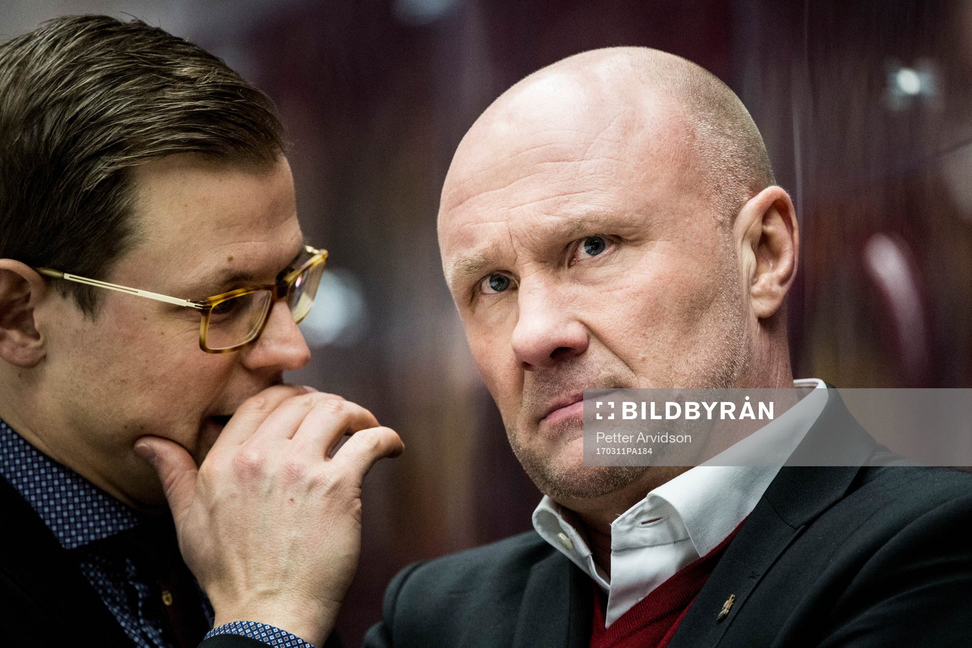 Malmö Redhawks assisterande tränare Martin Filander och