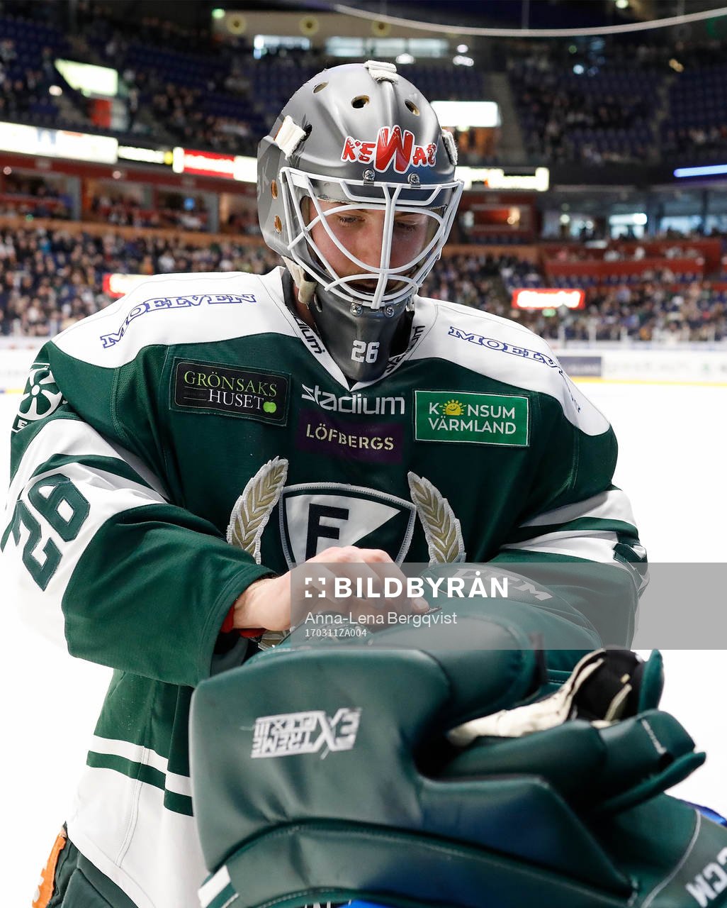 Färjestads målvakt Stefan Steen