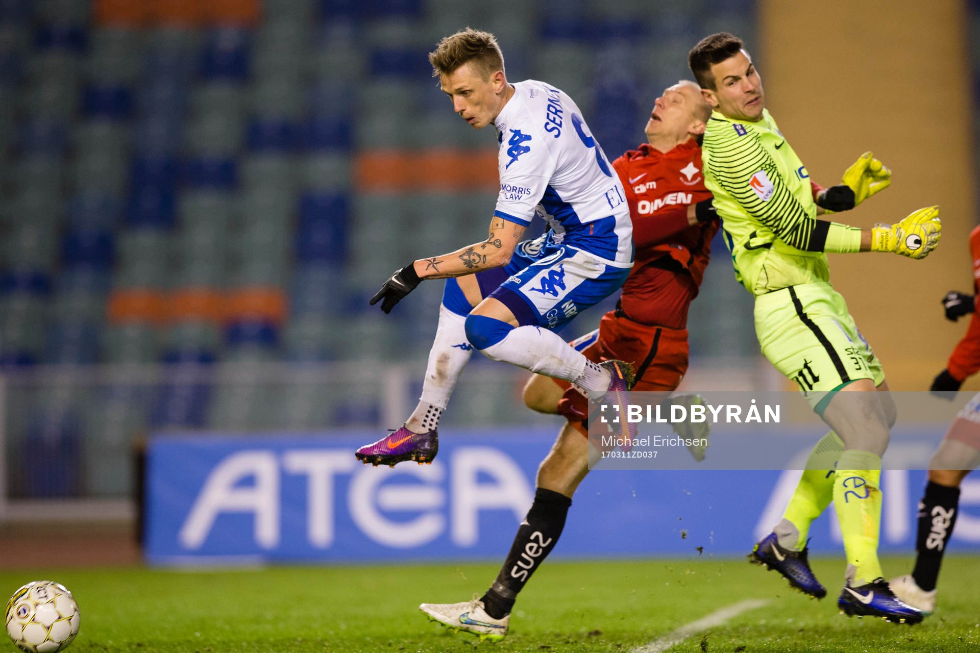 IFK Göteborgs Sören Rieks med en målchans