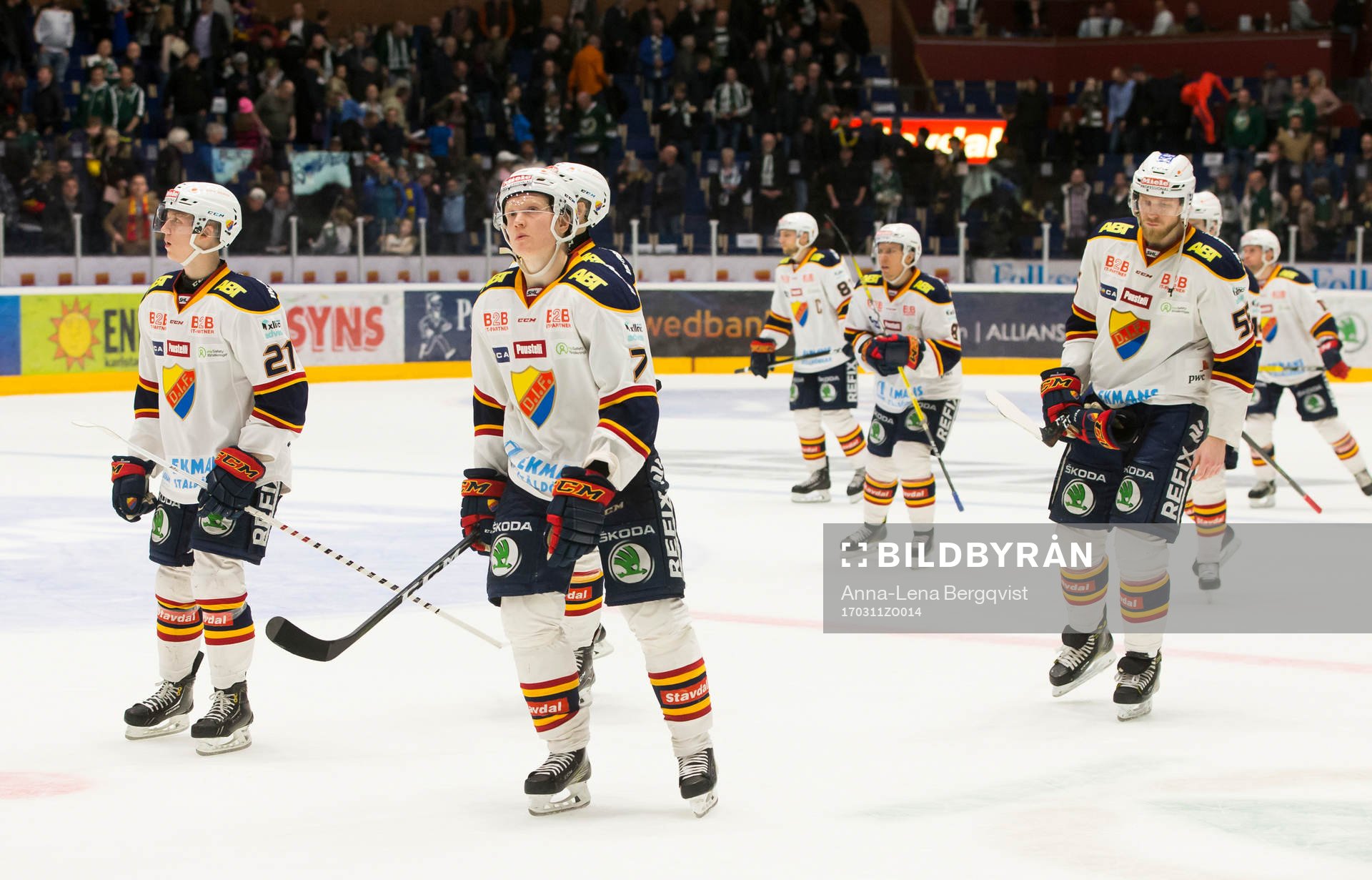 Djurgårdens spelare deppar