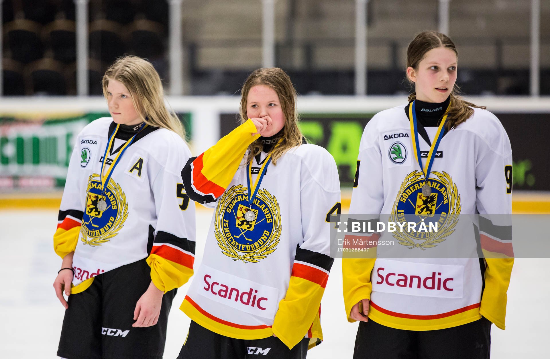 Södermanlands Lova Blom (5), Elvira Bark (4) och Anna