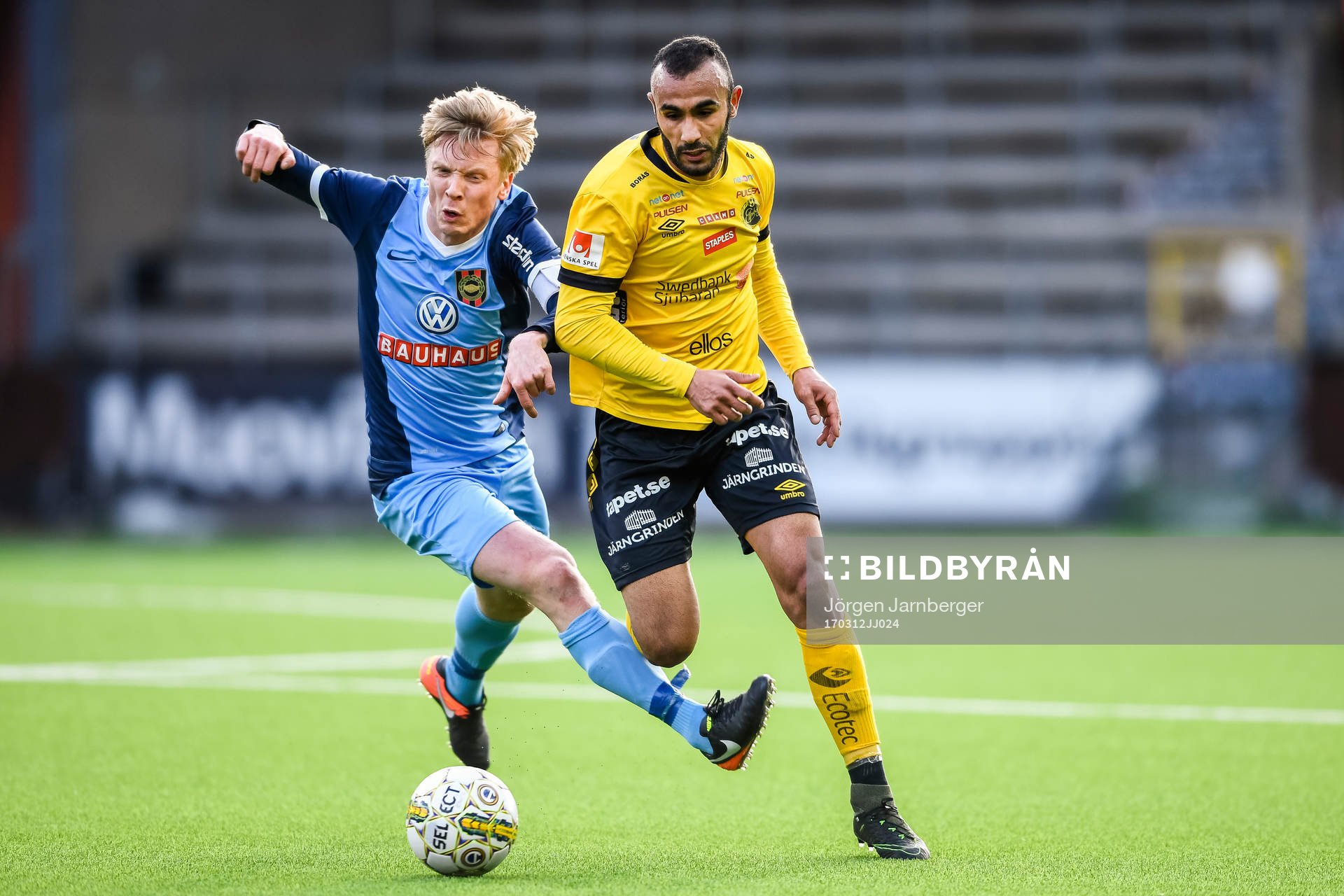 Brommapojkarnas Gustav Sandberg Magnusson och Elfsborgs