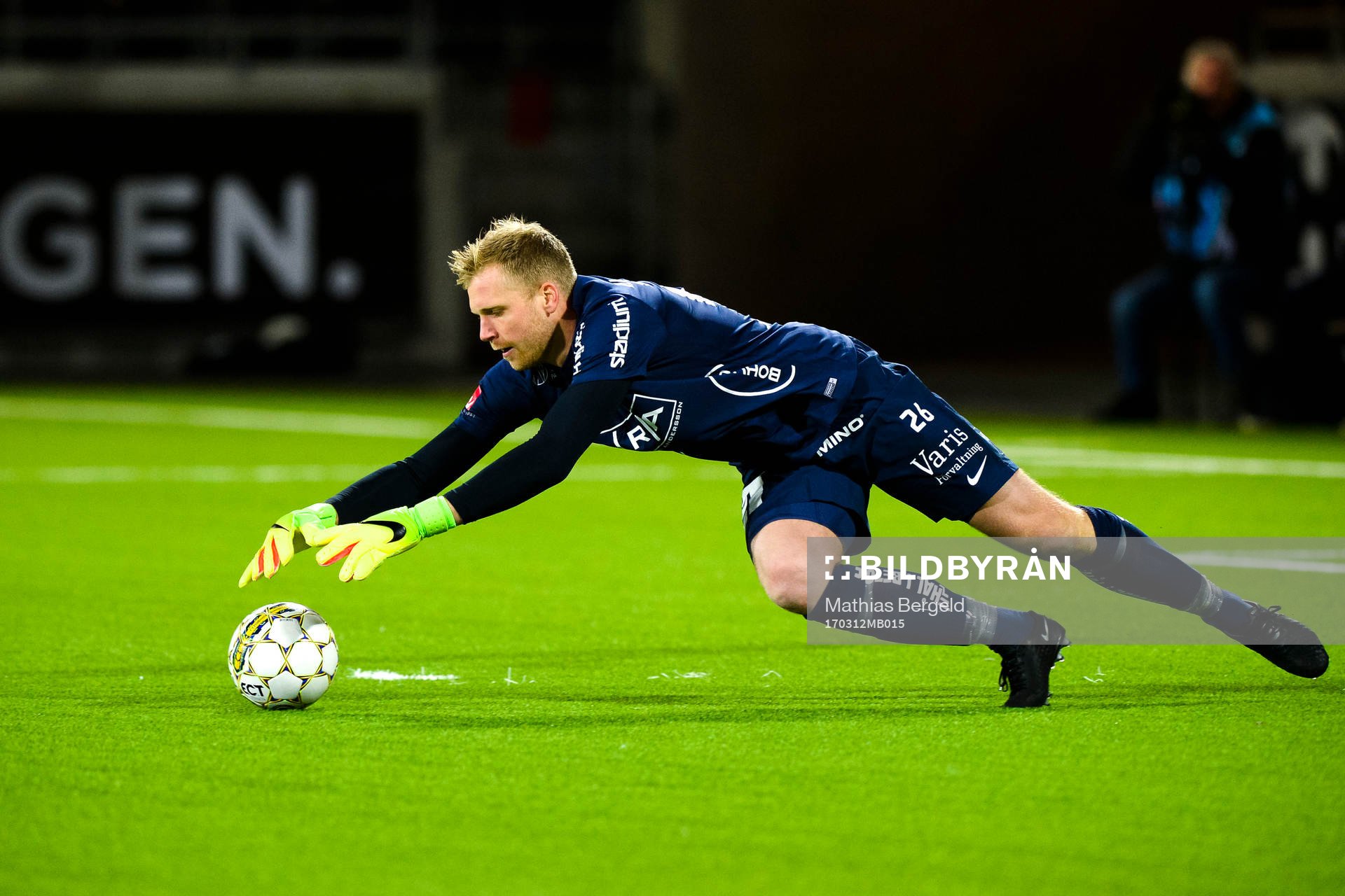 Häckens målvakt Peter Abrahamsson