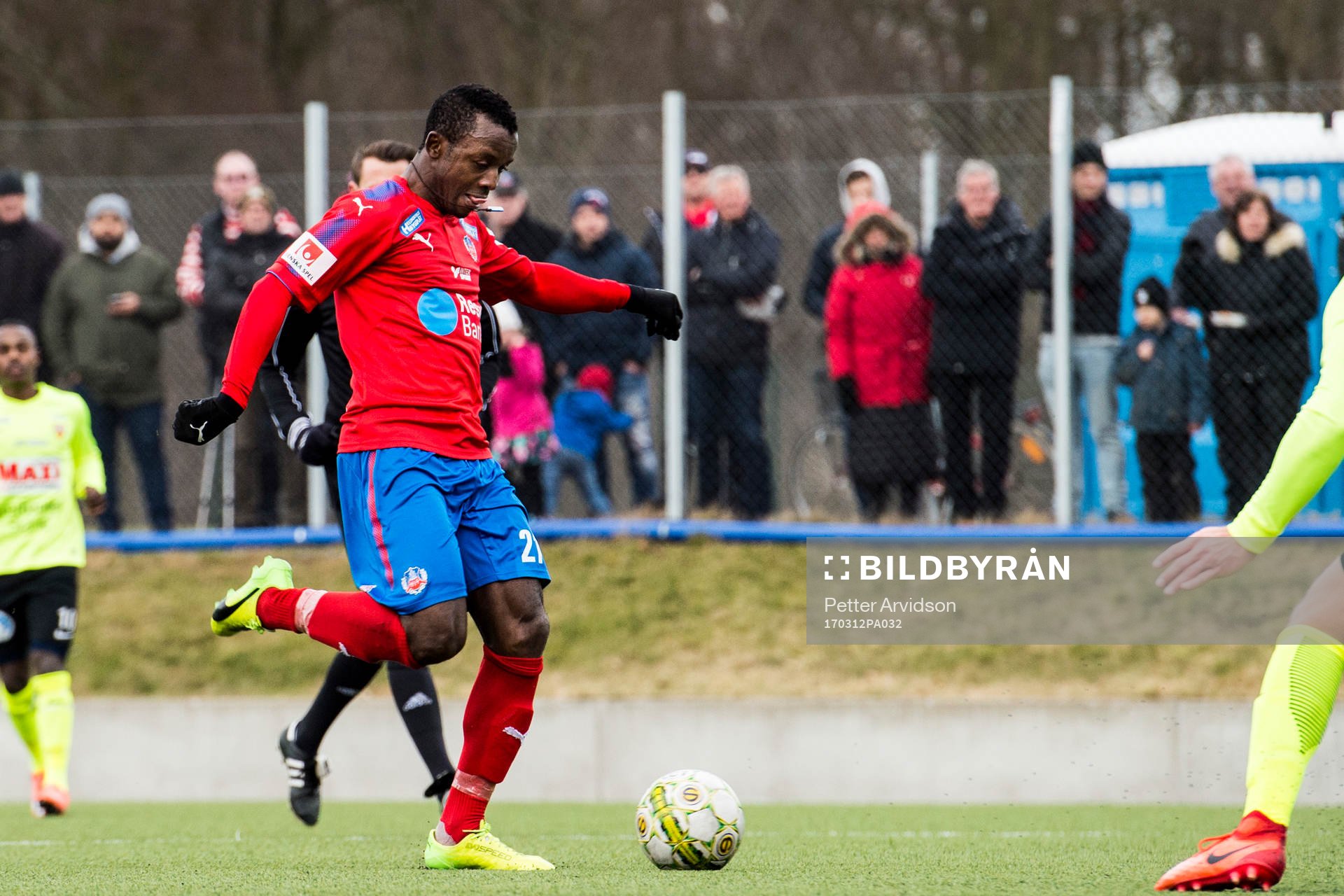 Helsingborgs Monday Samuel gör 1-0