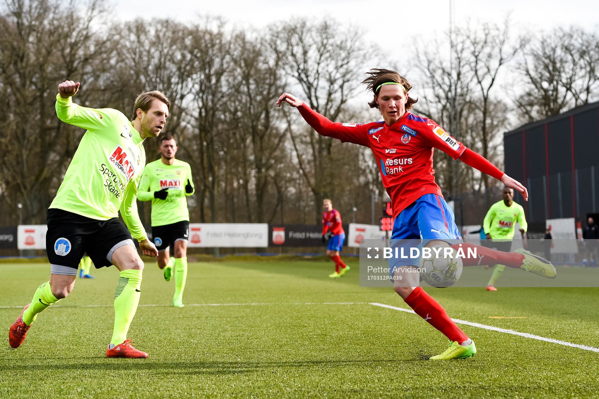 Helsingborgs Max Svensson och Kristianstads Martin