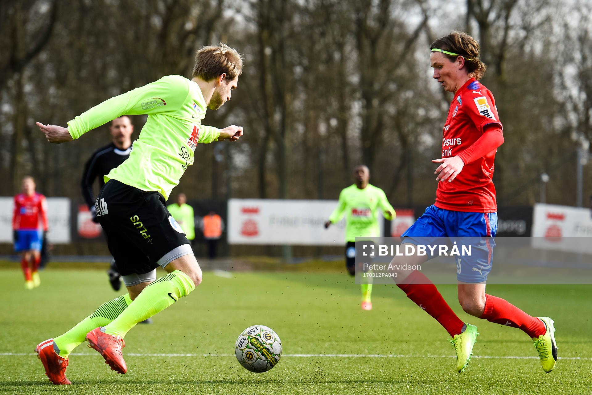 Helsingborgs Max Svensson och Kristianstads Martin