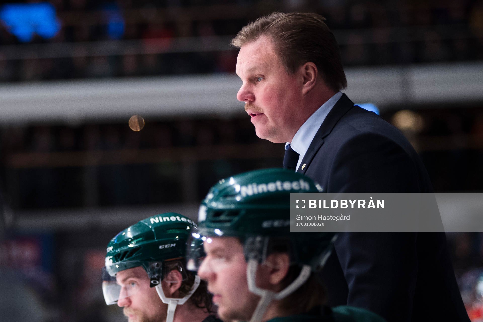 Färjestads tränare Leif Carlsson