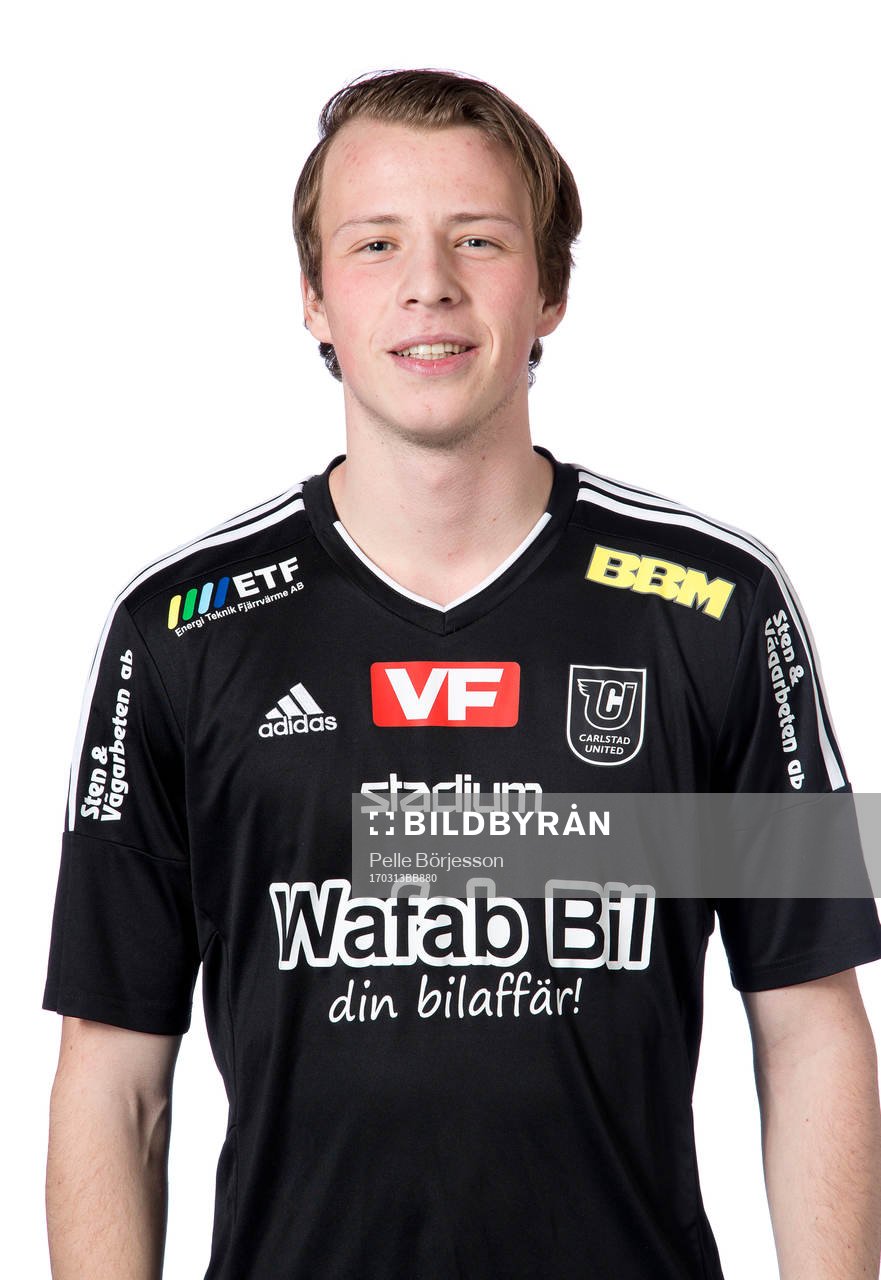 Carlstads Ludvig Gran poserar för ett porträtt den 13 mars 2017 i Karlstad.