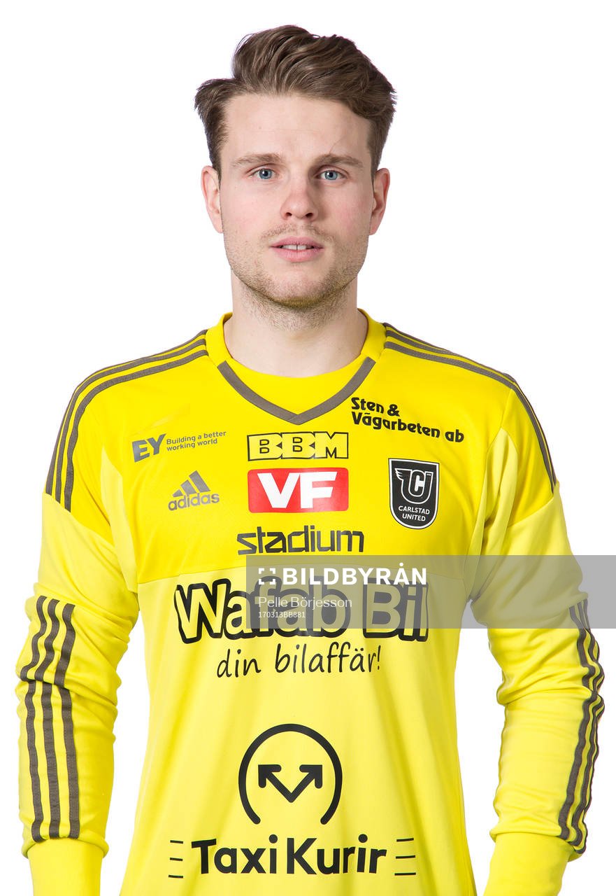 Carlstads målvakt Marcus Elmersson