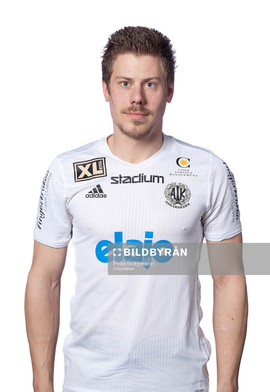 Oskarshamns Johan Niklasson poserar för ett porträtt den 13 mars 2017 i Oskarshamn.