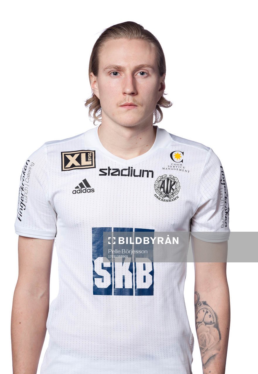 Oskarshamns Carl Savolainen poserar för ett porträtt den 13 mars 2017 i Oskarshamn.