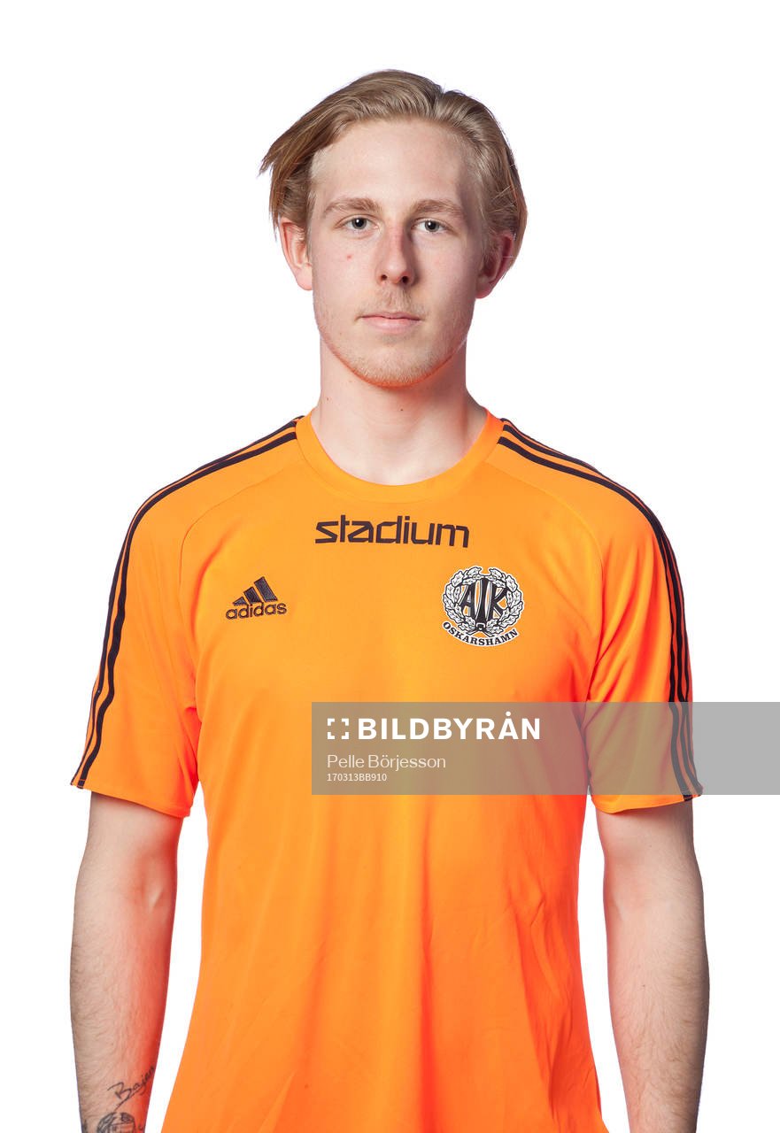 Oskarshamns målvakt Elias Stenhoff