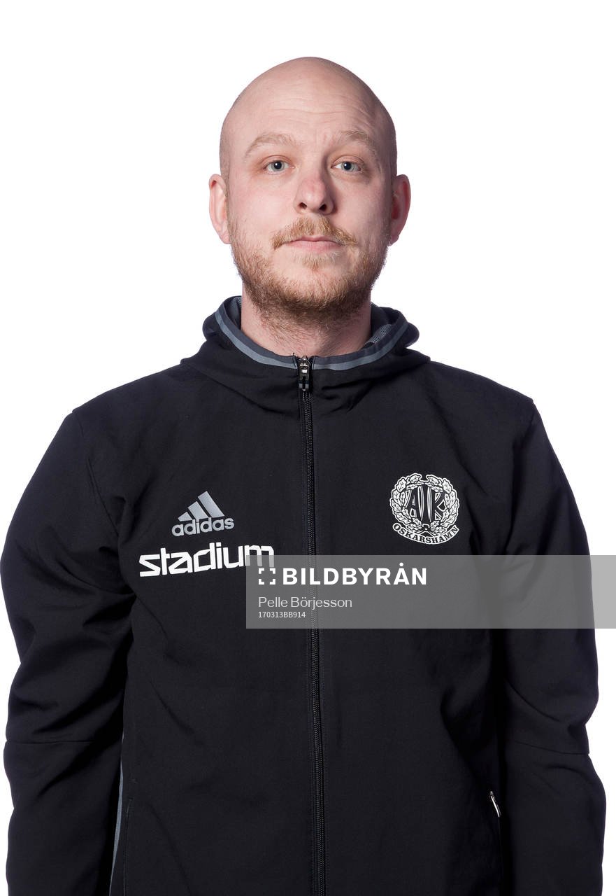 Oskarshamns Niclas Bergeskans poserar för ett porträtt den 13 mars 2016 i Oskarshamn.