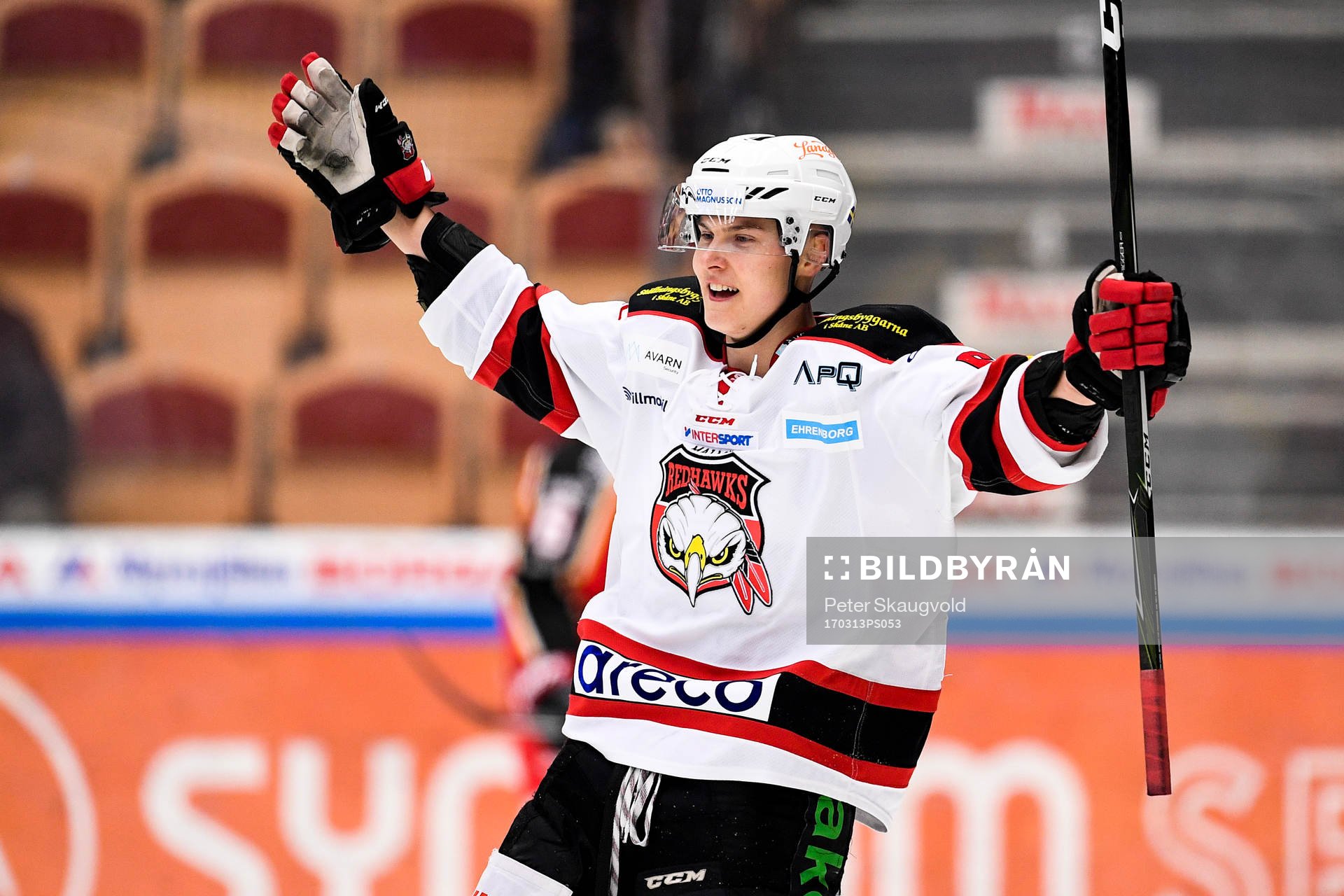 Malmö Redhawks Fredrik Händemark jublar