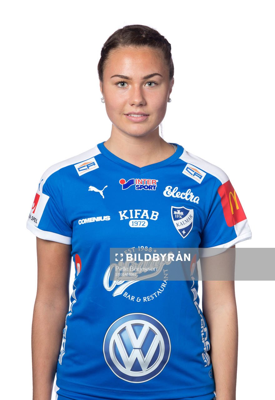 Kalmars Emelie Brandt poserar för ett porträtt den 14 mars 2017 i Kalmar.