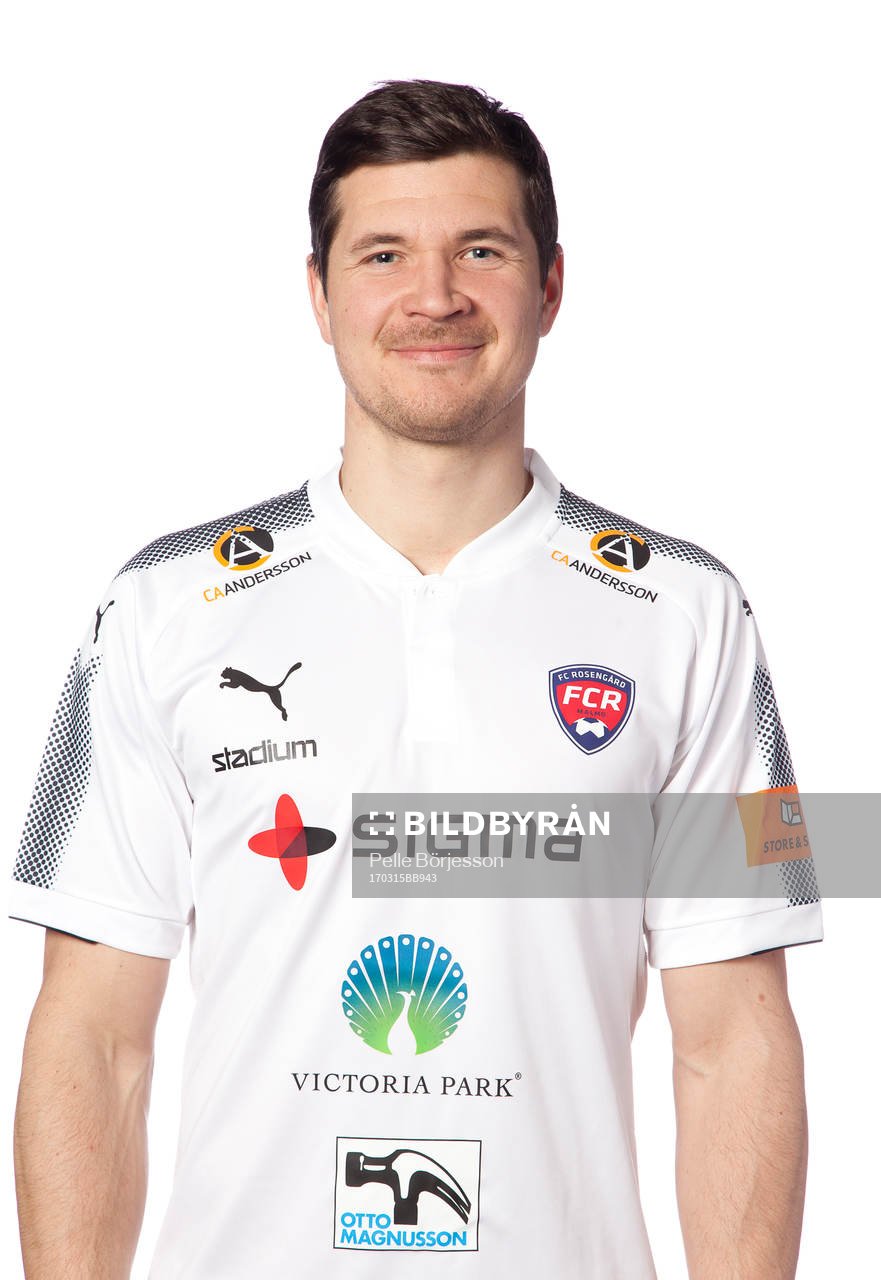 Rosengårds Filip Widman poserar för ett porträtt den 15 mars 2017 i Malmö.