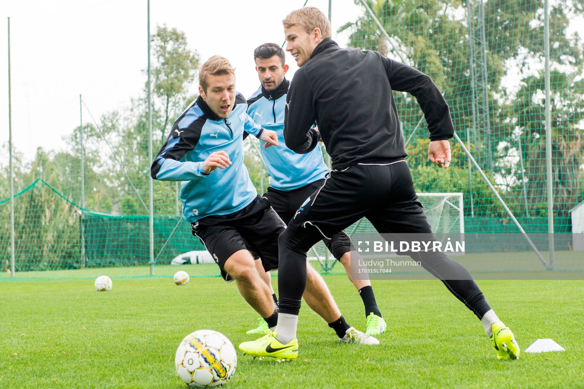 Anton Tinnerholm, Behrang Safari och Oscar Lewicki
