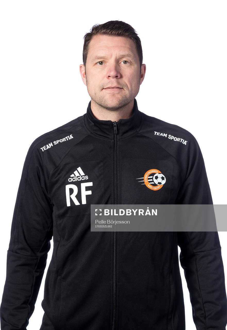 Karlskronas målvaktstränare Rickard Fansson