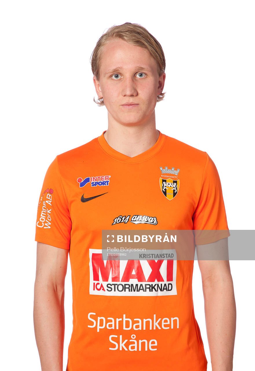 Kristianstads André Kamp poserar för ett porträtt den 16 mars 2017 i Kristianstad.