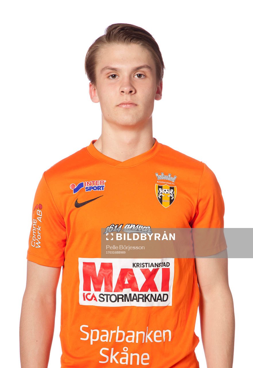 Kristianstads Erik Eichmuller poserar för ett porträtt den 16 mars 2017 i Kristianstad.