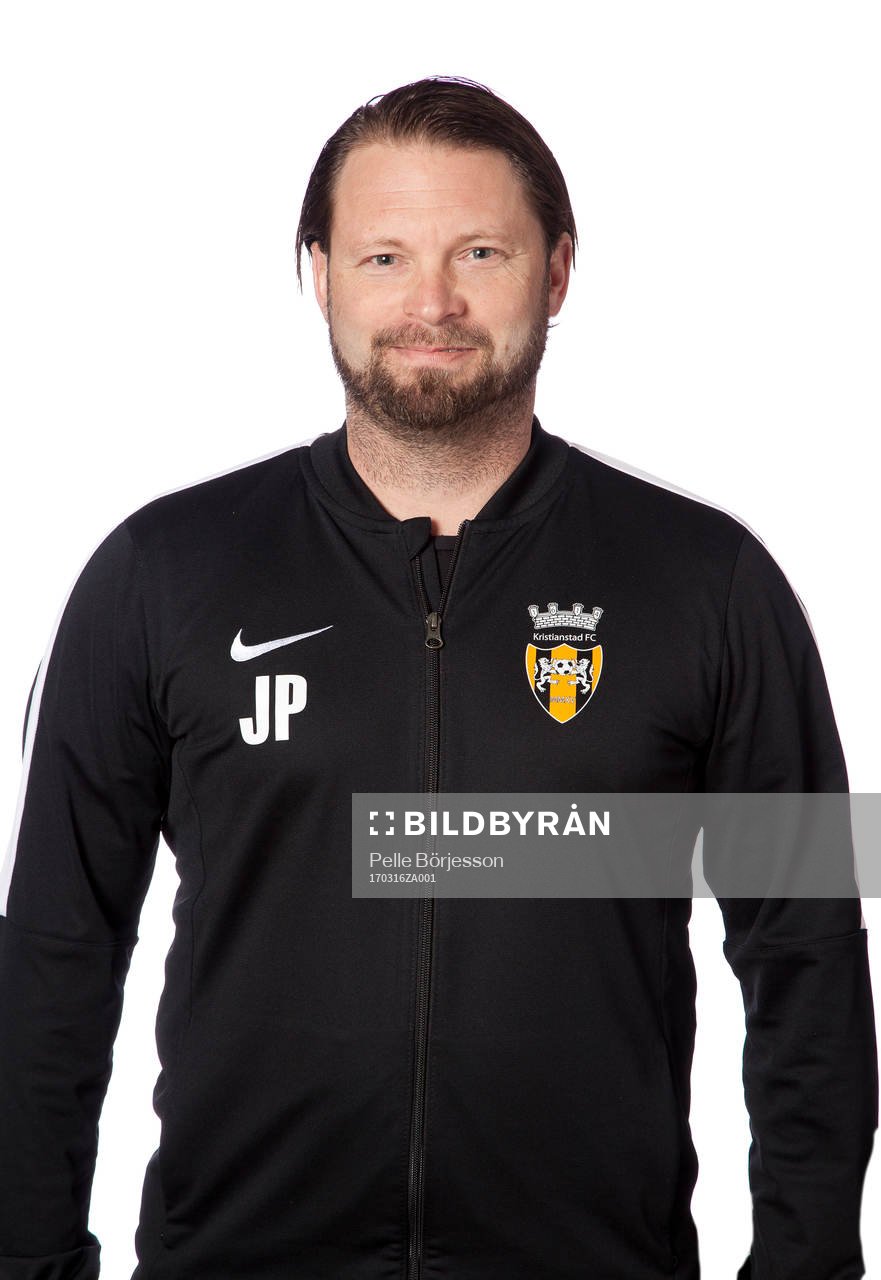 Kristianstads tränare Joakim Persson poserar för ett porträtt den 16 mars 2017 i Kristianstad.