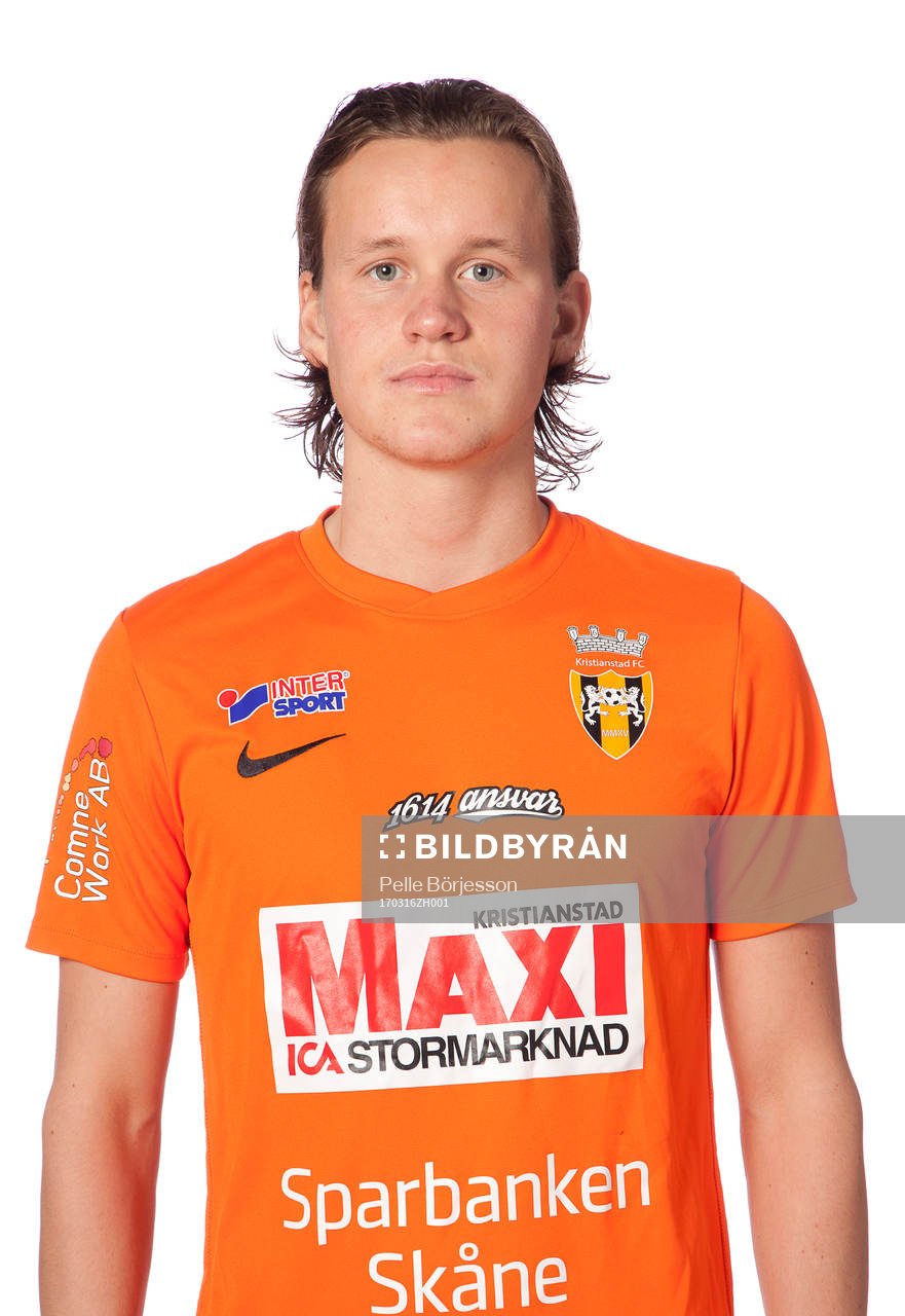 Kristianstads Niklas Jönsson poserar för ett porträtt den 16 mars 2017 i Kristianstad.