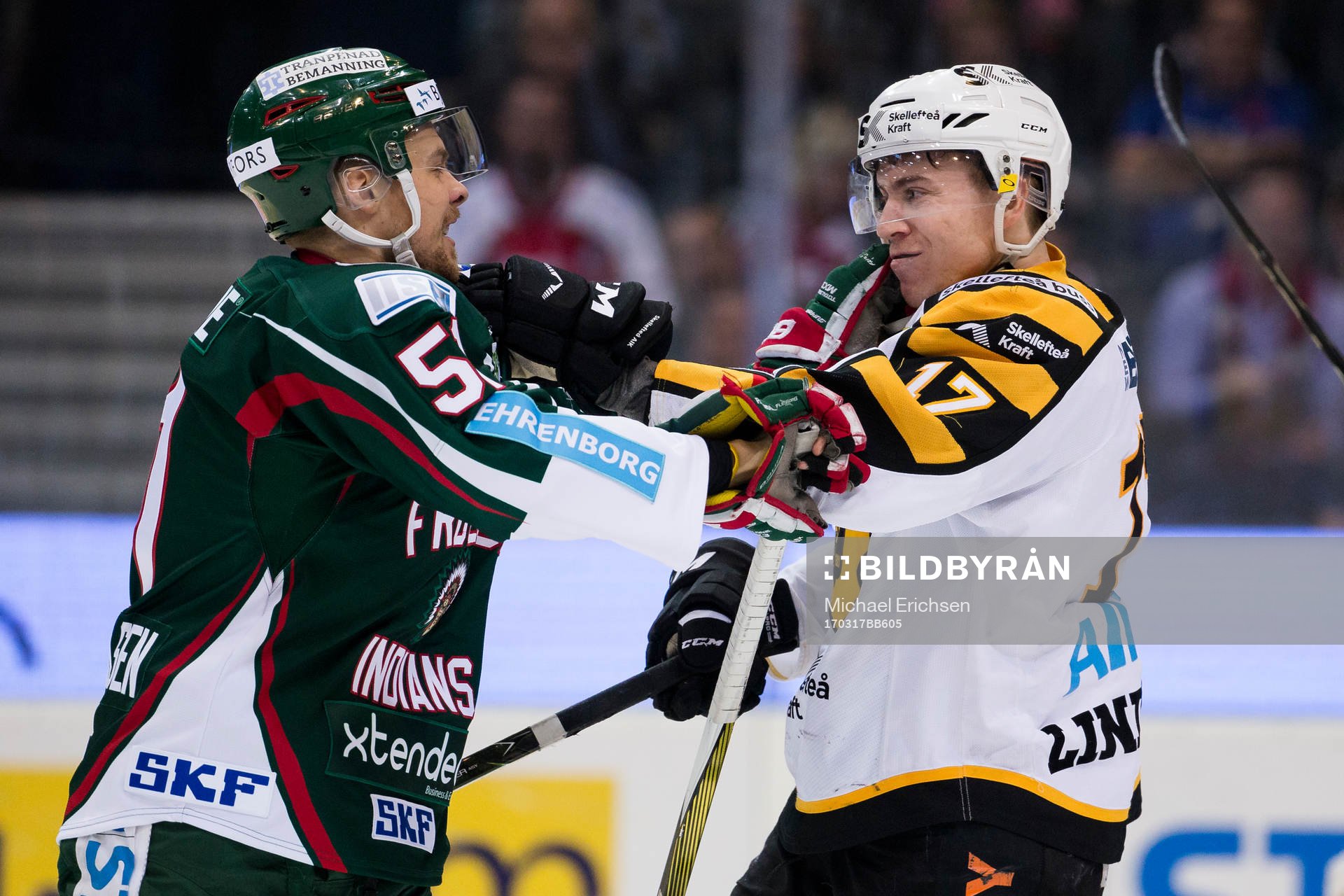 Frölundas Mats Rosseli Olsen och Skellefteås Pär