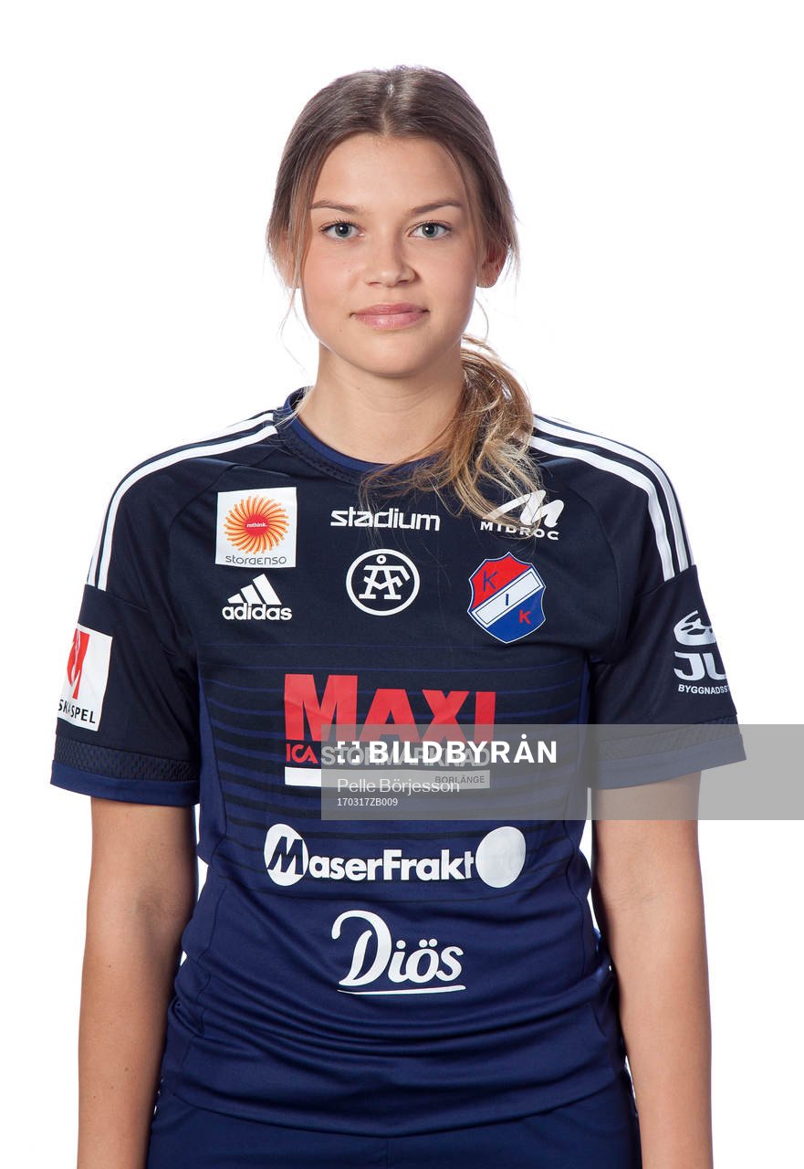 Kvarnsvedens Felicia Karlsson poserar för ett porträtt den 17 mars 2017 i Borlänge.