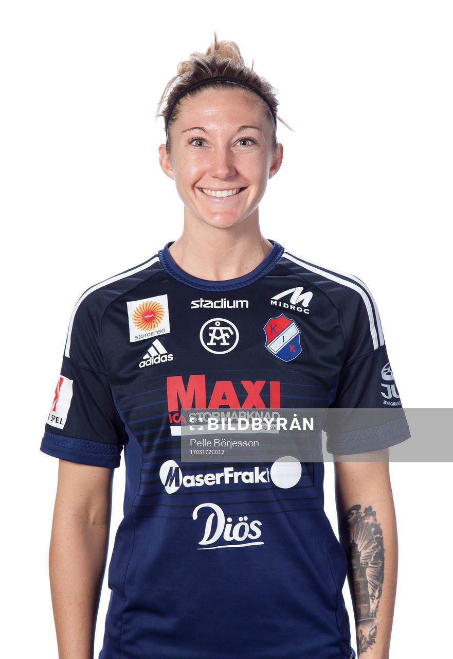 Kvarnsvedens Robyn Decker poserar för ett porträtt den 17 mars 2017 i Borlänge.