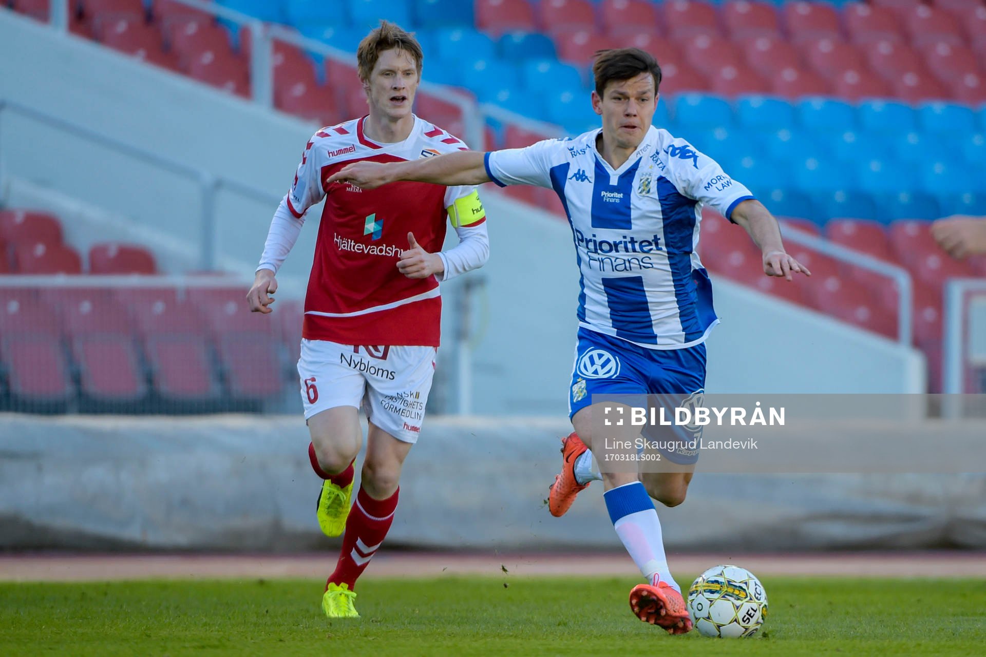 Kalmars Rasmus Elm och IFK Göteborgs Mads Winther Albaek