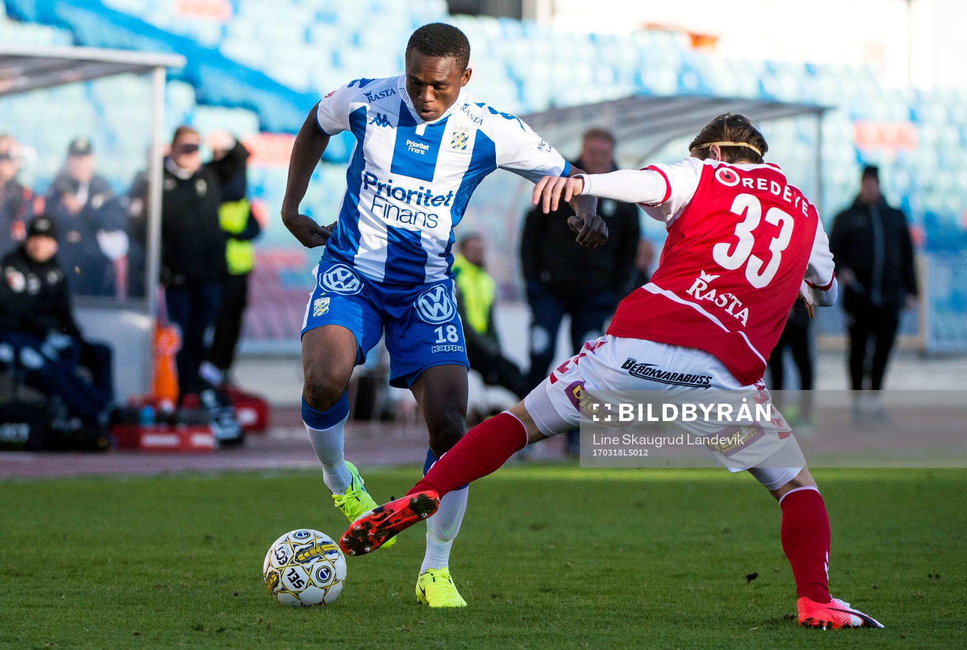 IFK Göteborgs Lawson Sabah och Kalmars Adrian Edqvist