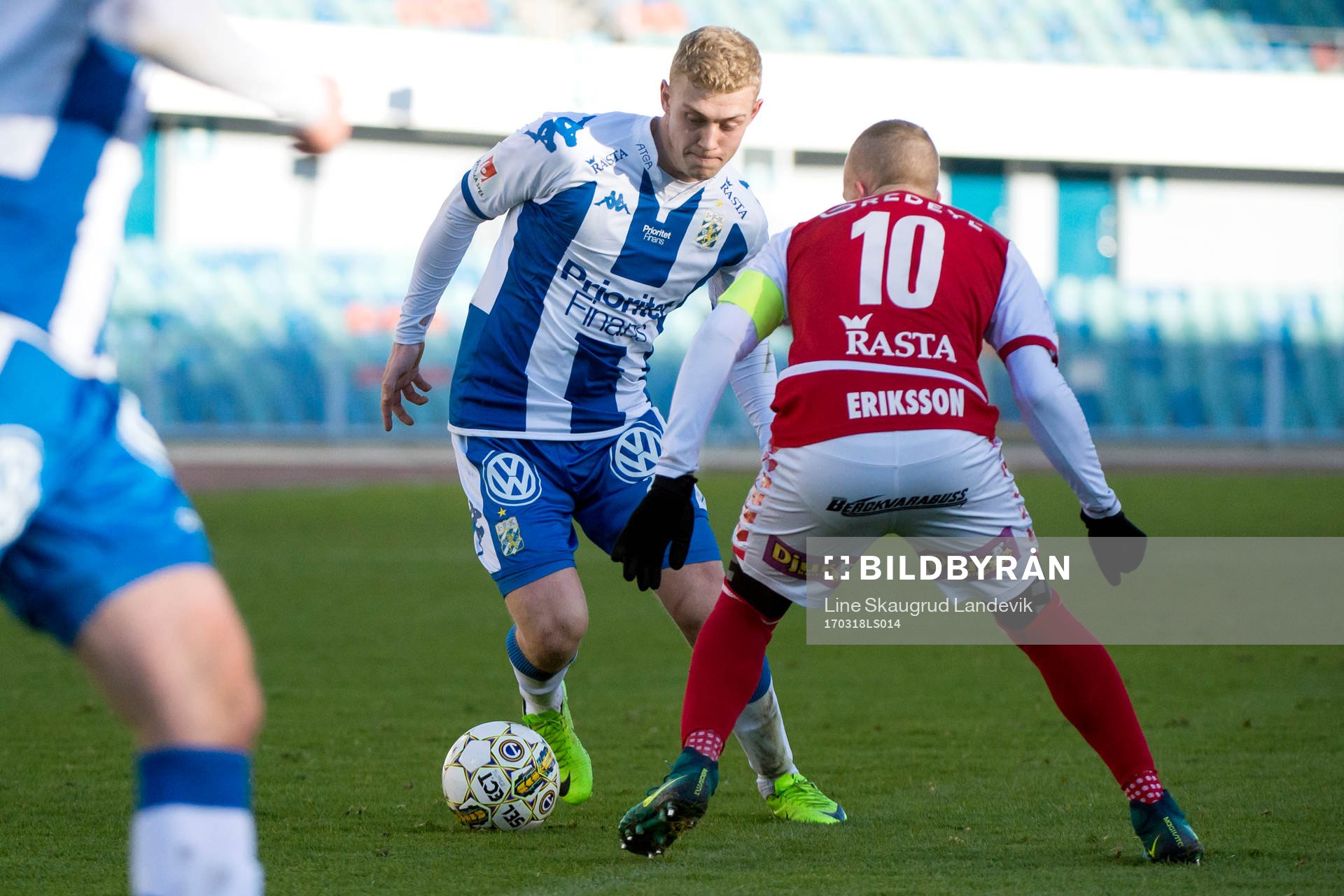 IFK Göteborgs Henrik Björdal och Kalmars Tobias Eriksson