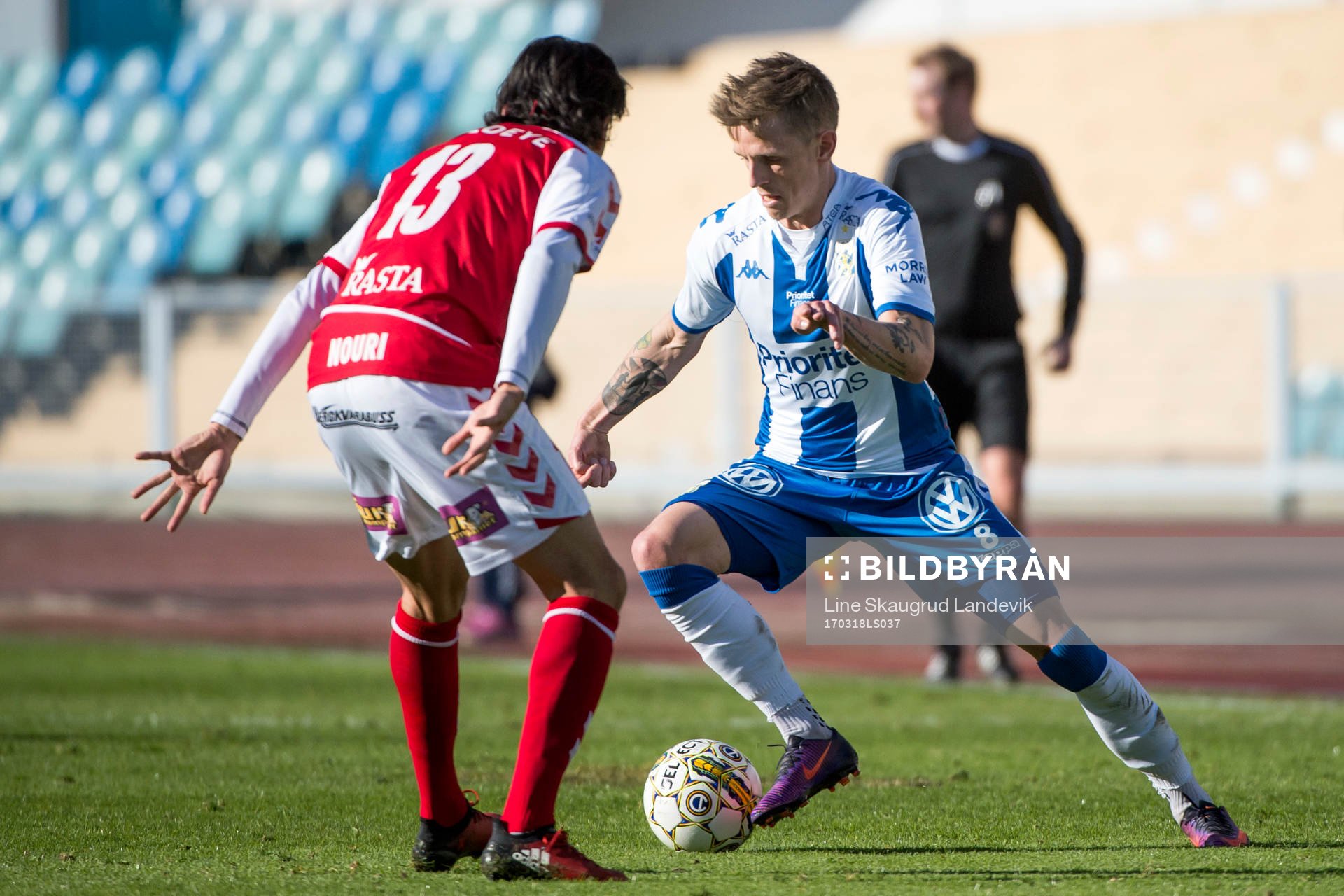 Kalmars Emin Nouri och IFK Göteborgs Sören Rieks