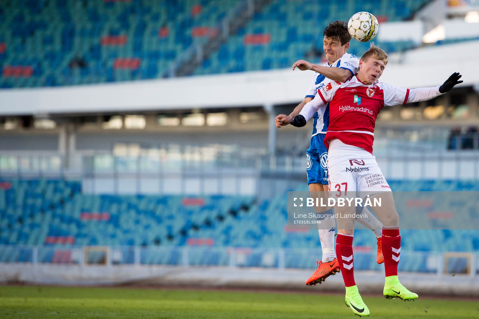 IFK Göteborgs Mads Winther Albaek och Kalmars Edvin Crona