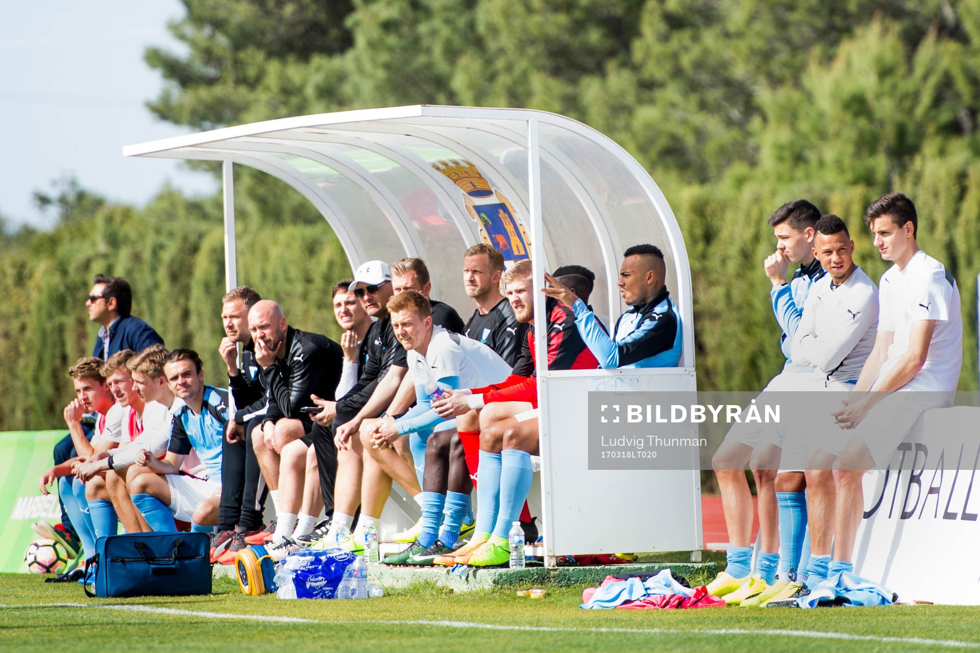 Malmö FFs avbytarbänk