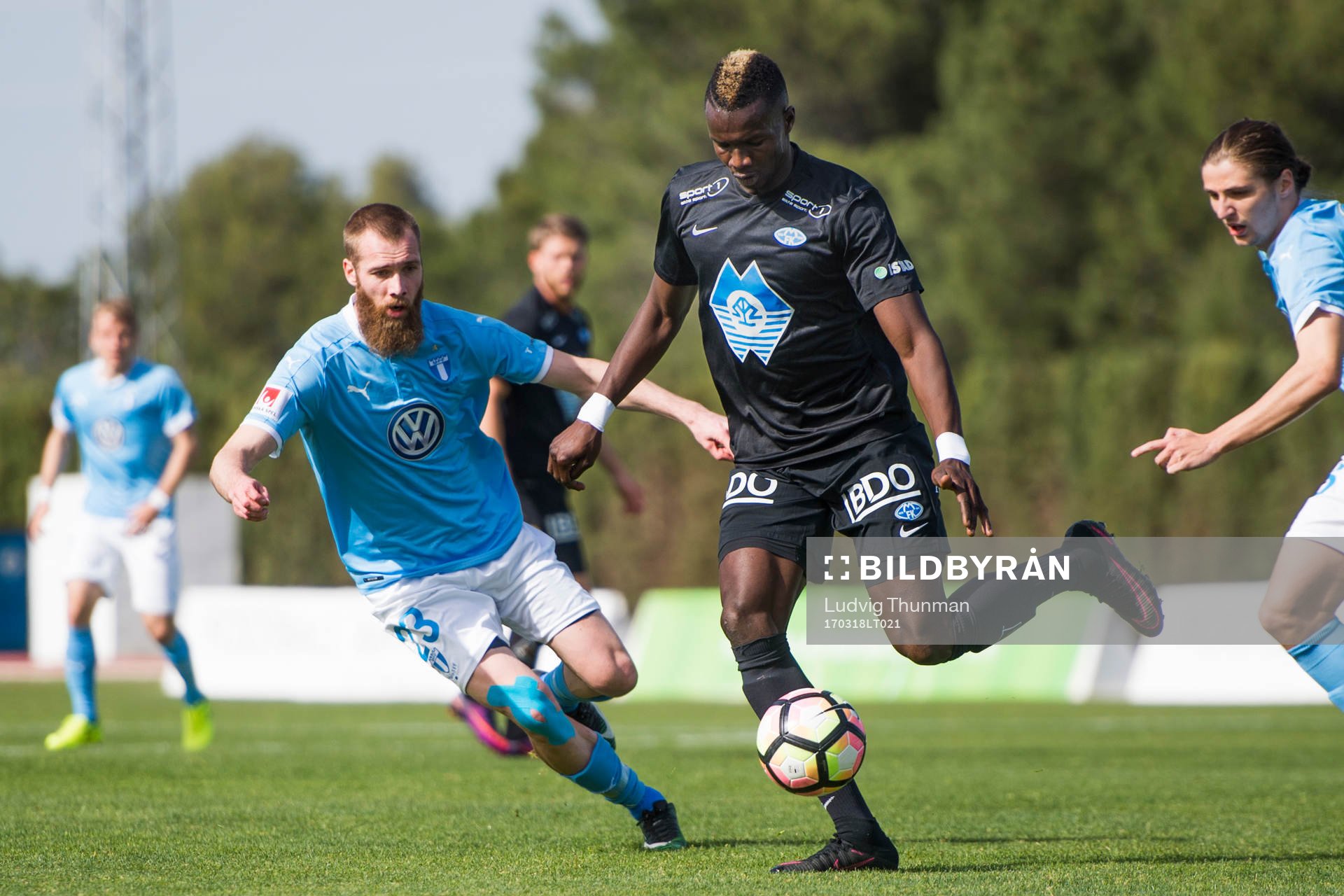 Jo Inge Berget och Moldes Babacar Sarr