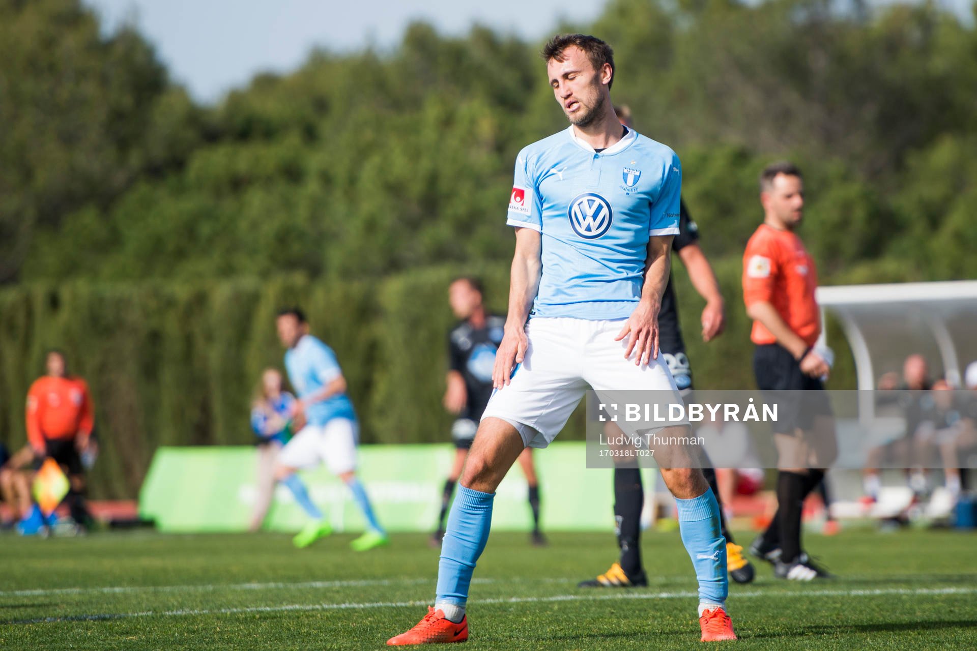 Malmö FFs Magnus Wolff Eikrem deppar