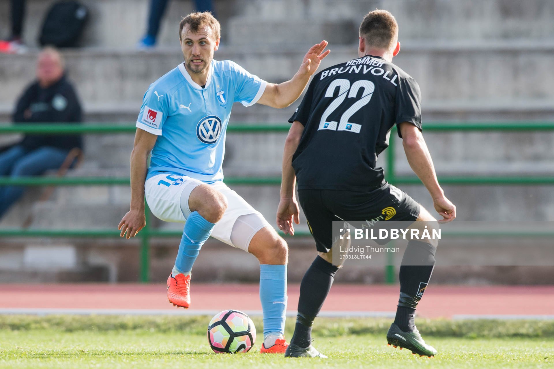 Malmö FFs Magnus Wolff Eikrem och Moldes Christoffer Remmer