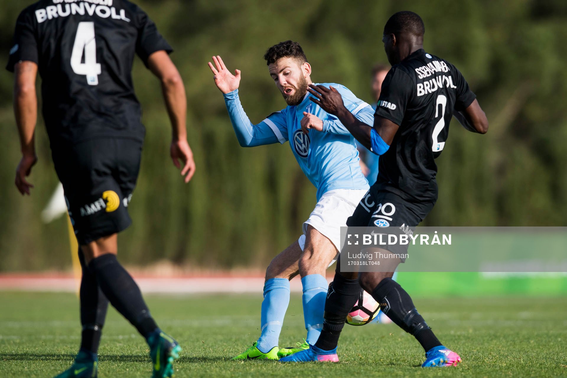Malmö FFs Erdal Rakip och Moldes Isak Ssewankambo